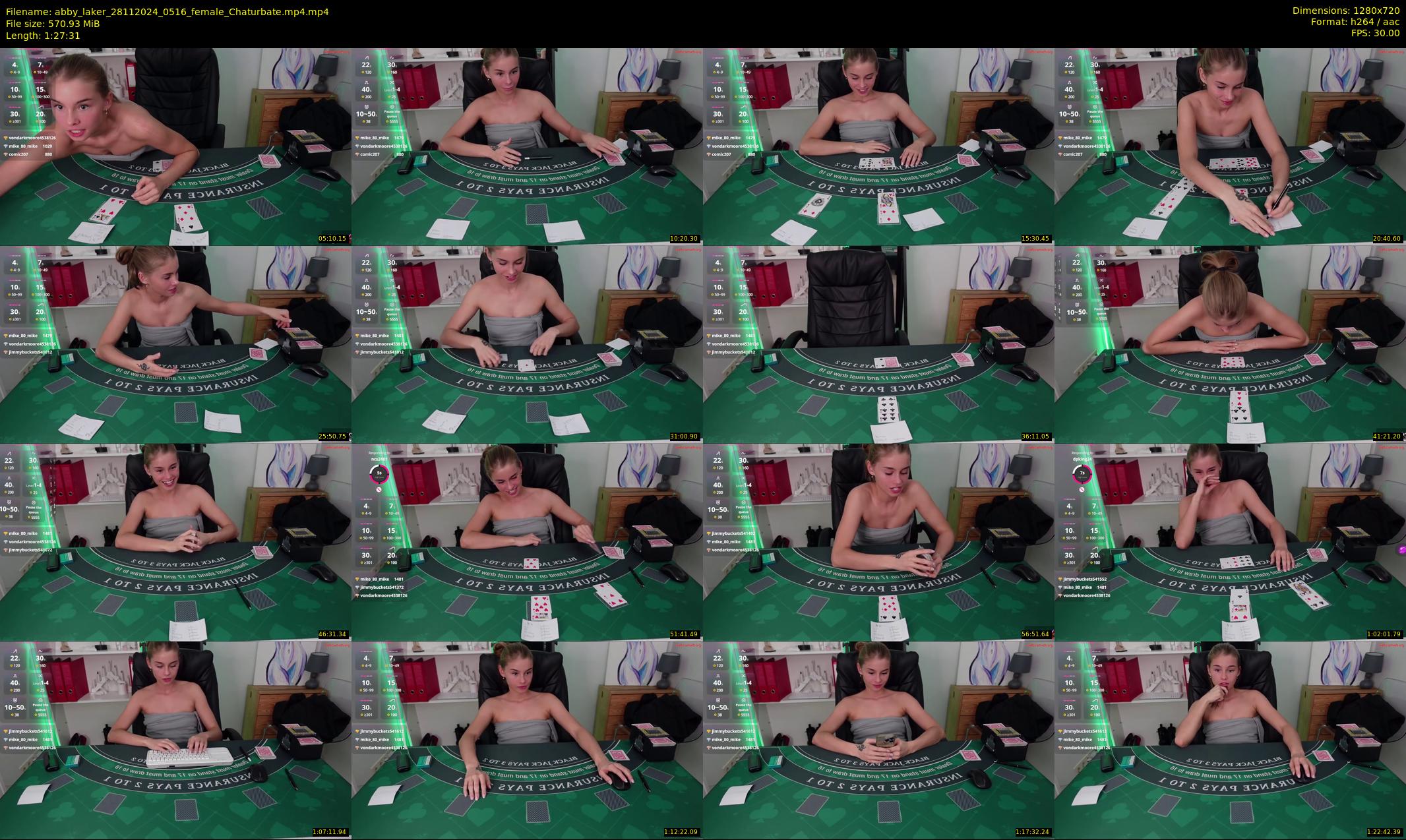 abby_laker — 88 minute Chaturbate female cam show recording, 720p, Nov 28, 2024