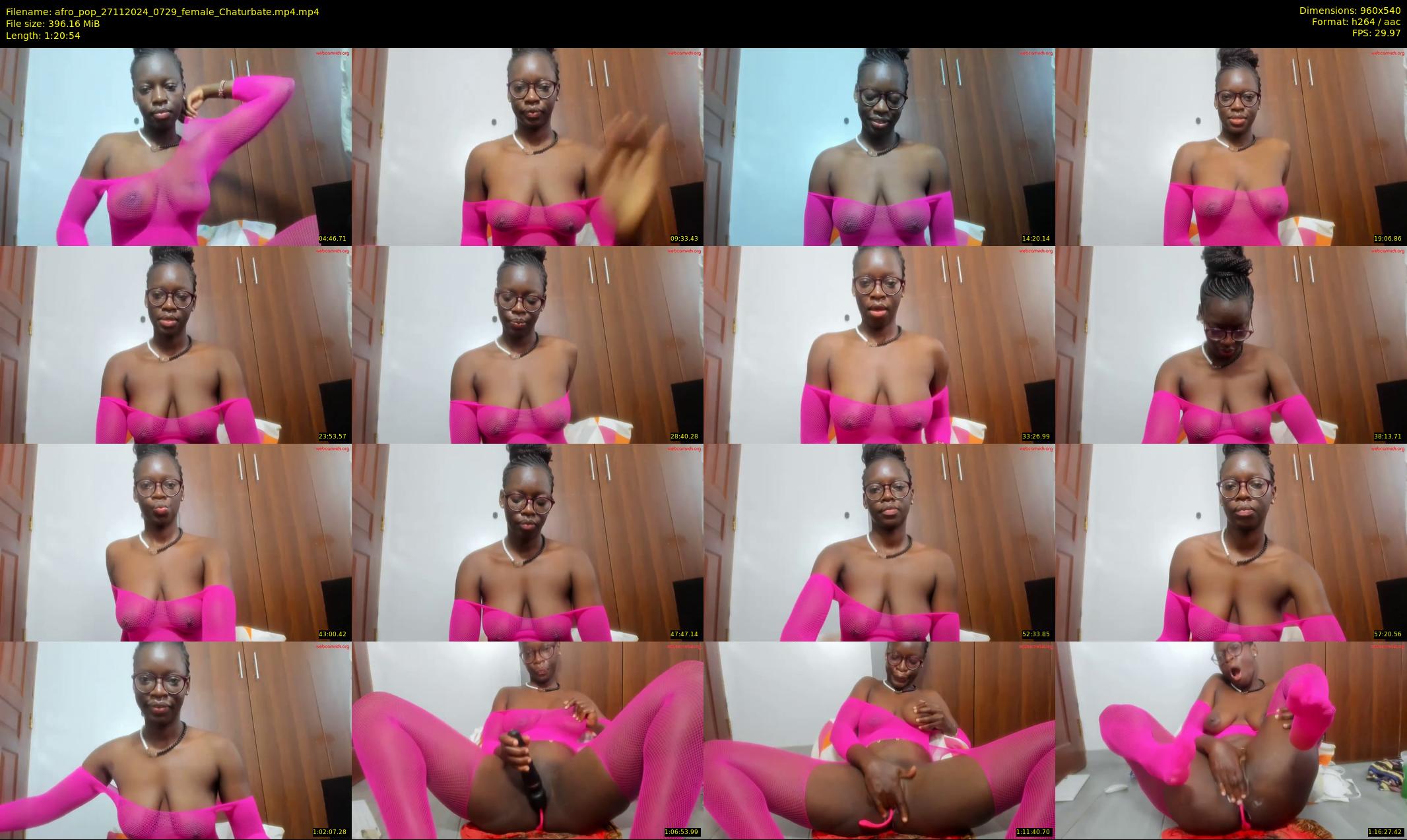 afro_pop — 81 minute Chaturbate female cam show recording, 480p, Nov 27, 2024