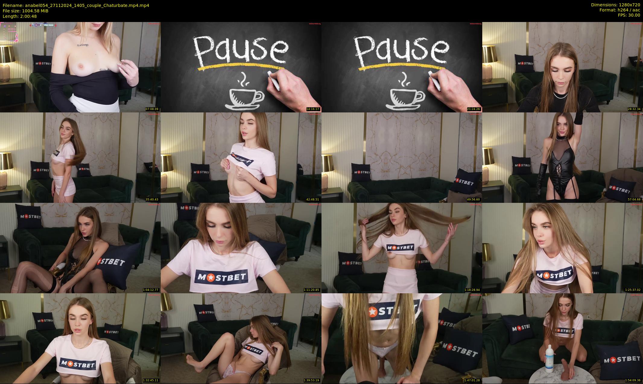 anabel054 — 121 minute Chaturbate female cam show recording, 720p, Nov 27, 2024