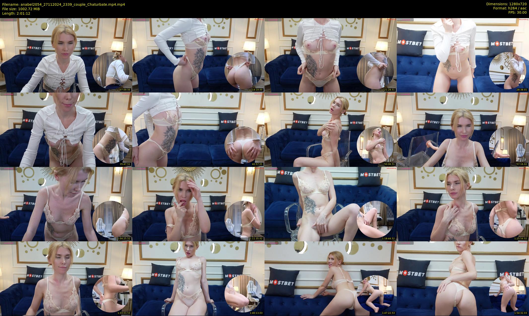 anabel2054 — 122 minute Chaturbate female cam show recording, 720p, Nov 27, 2024