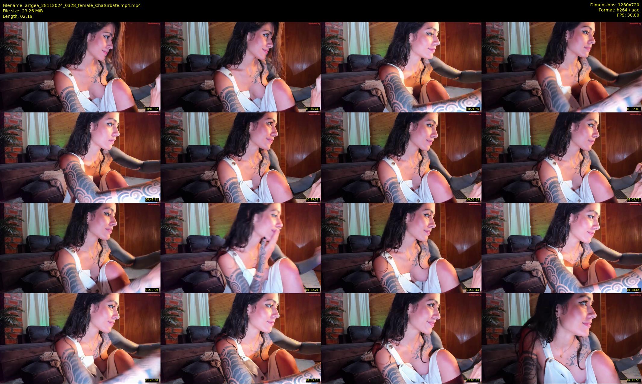 artgea — 3 minute Chaturbate female cam show recording, 720p, Nov 28, 2024
