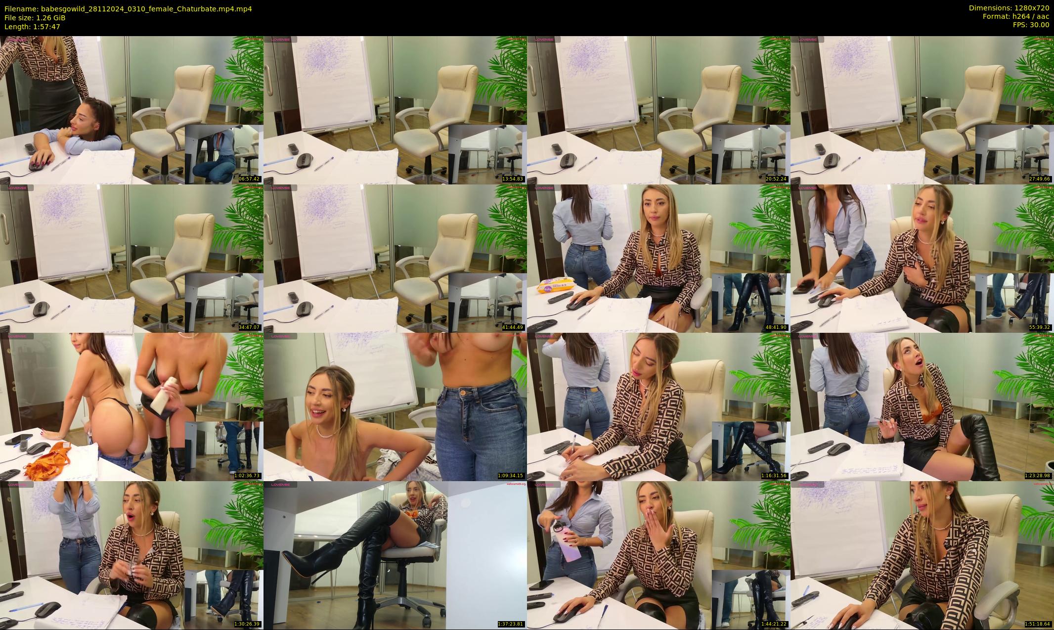 babesgowild — 118 minute Chaturbate couple cam show recording, 720p, Nov 28, 2024
