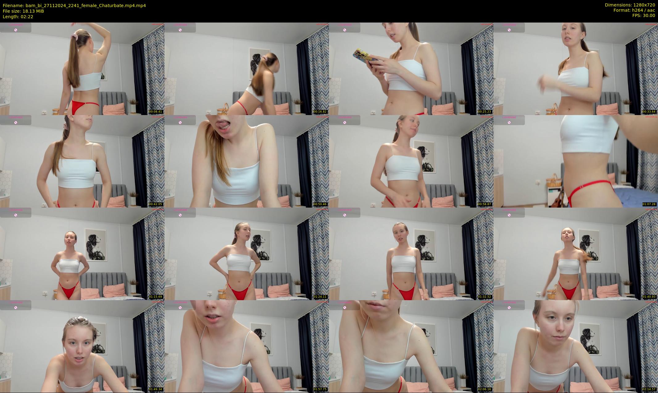 bam_bi — 3 minute Chaturbate female cam show recording, 720p, Nov 27, 2024