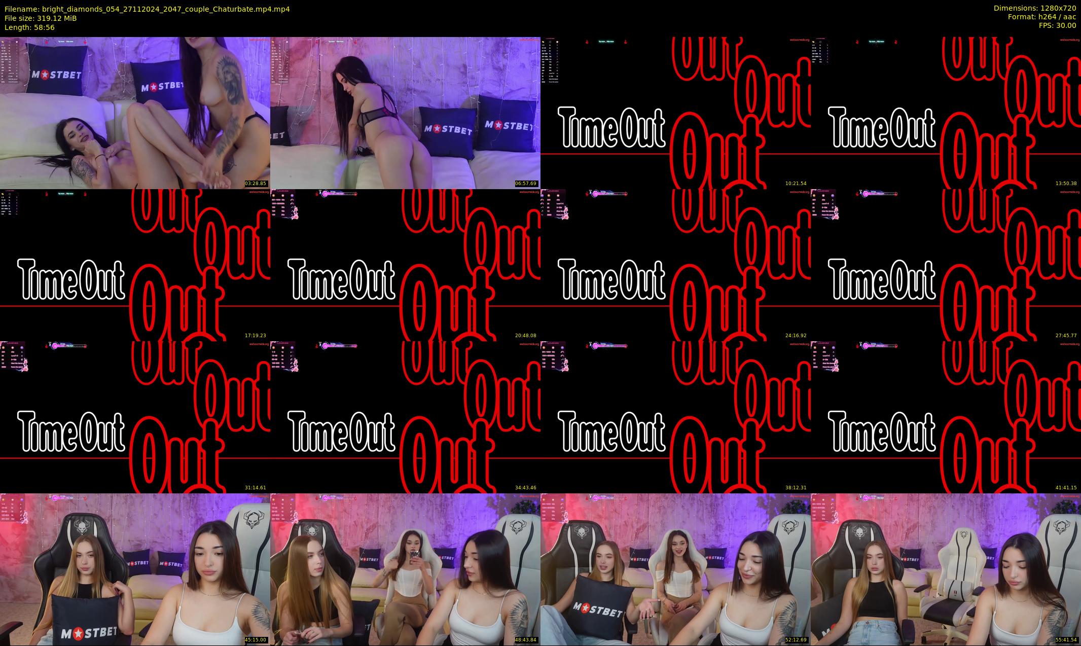 bright_diamonds_054 — 59 minute Chaturbate couple cam show recording, 720p, Nov 27, 2024