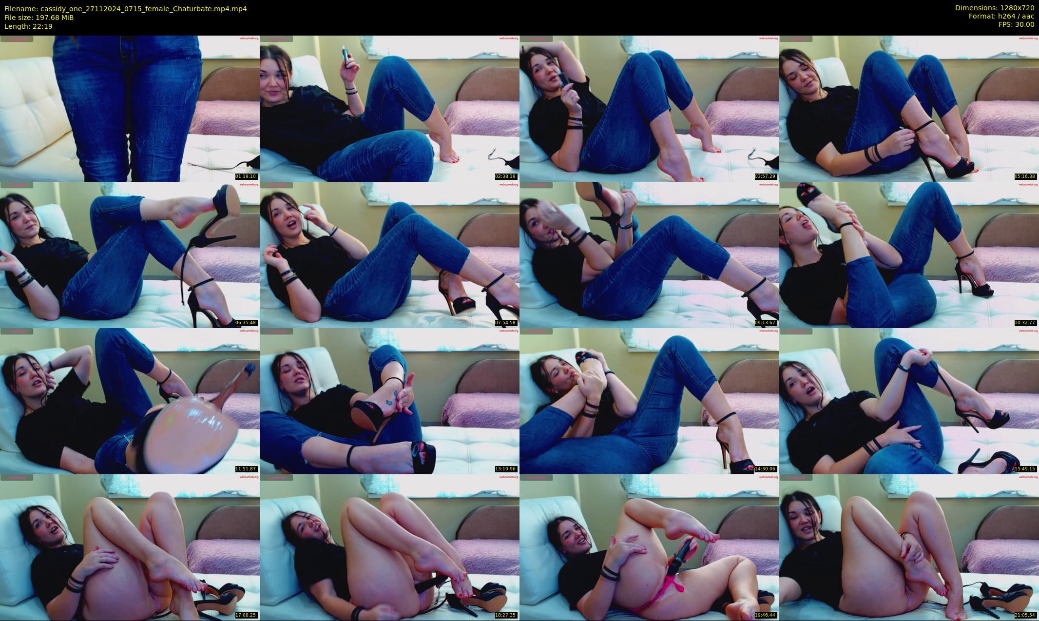 cassidy_one — 23 minute Chaturbate female cam show recording, 720p, Nov 27, 2024