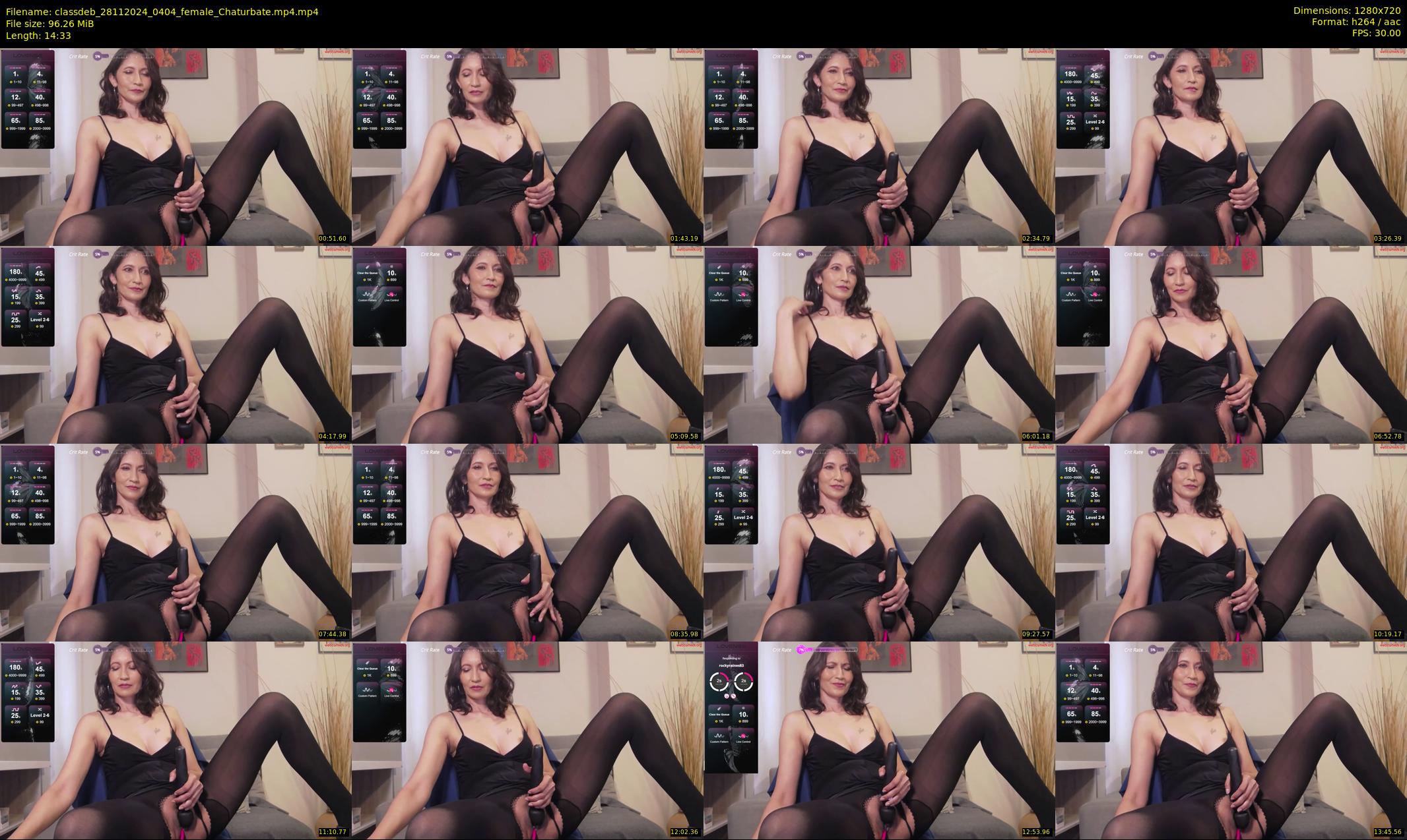 classdeb — 15 minute Chaturbate female cam show recording, 720p, Nov 28, 2024