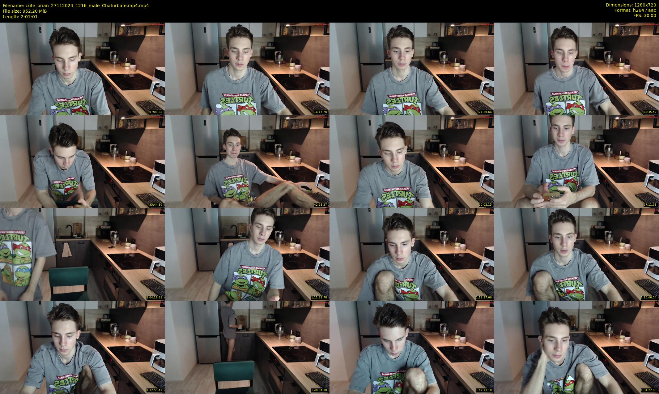 cute_brian — 122 minute Chaturbate male cam show recording, 720p, Nov 27, 2024