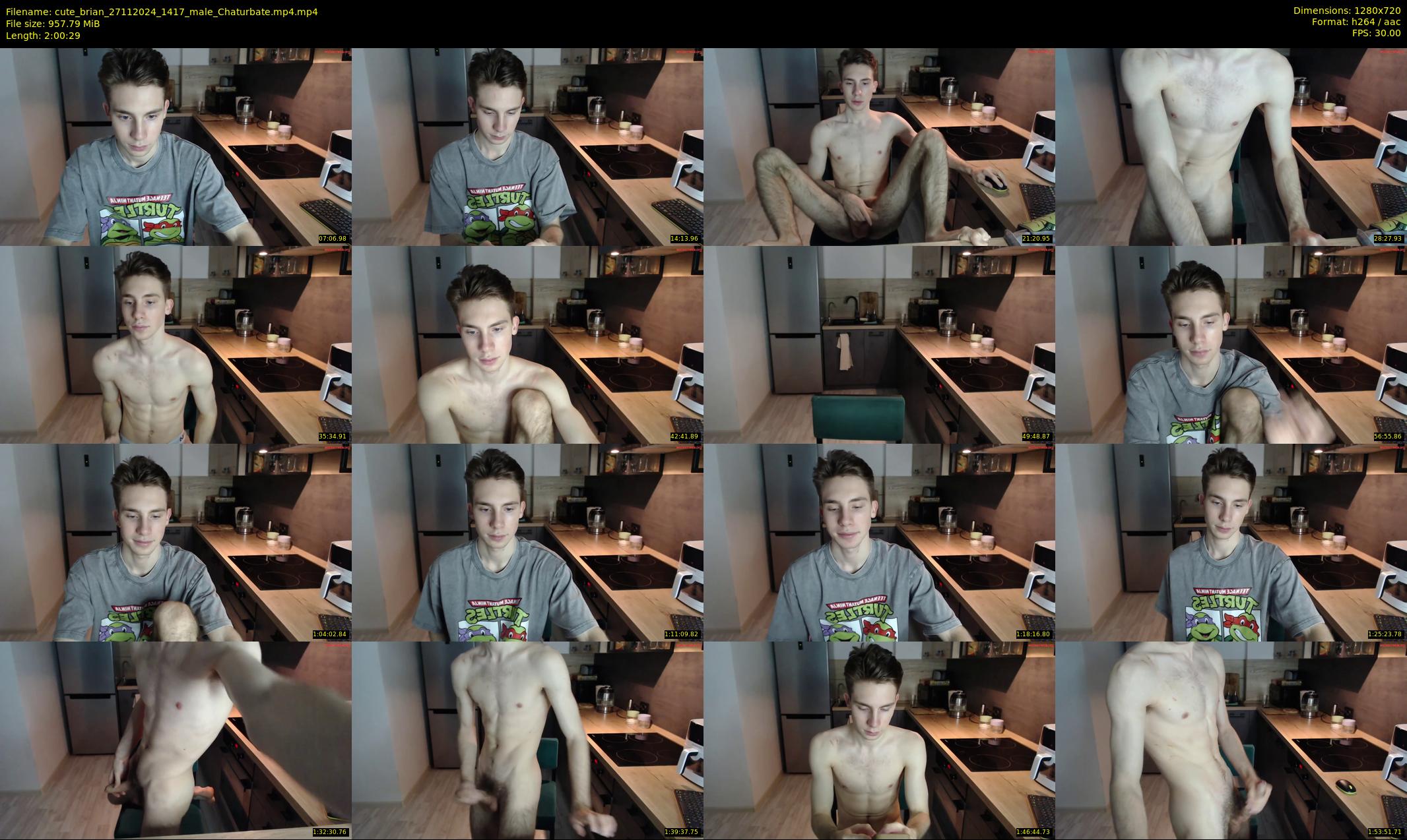 cute_brian — 121 minute Chaturbate male cam show recording, 720p, Nov 27, 2024