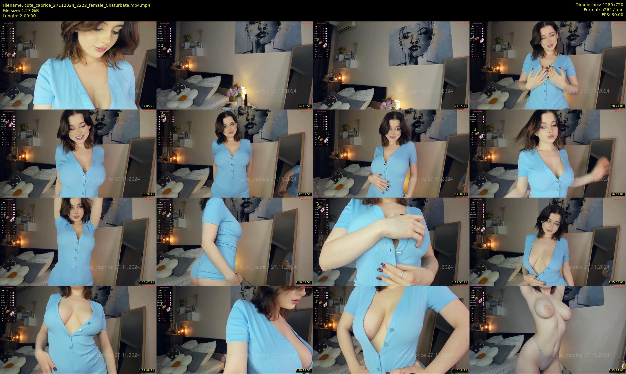 cute_caprice — 120 minute Chaturbate female cam show recording, 720p, Nov 27, 2024