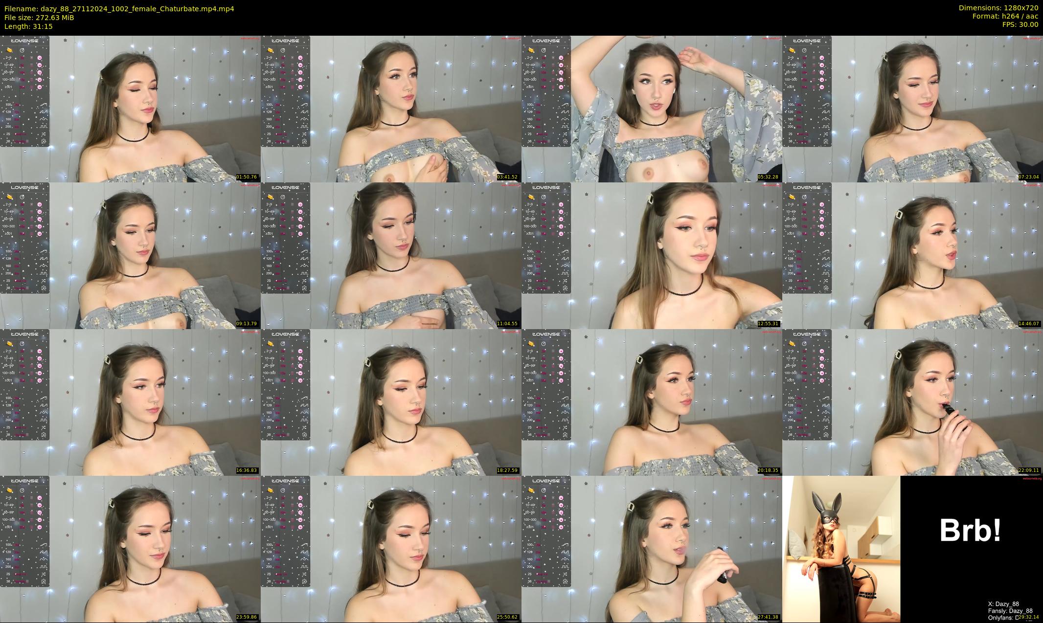 dazy_88 — 32 minute Chaturbate female cam show recording, 720p, Nov 27, 2024