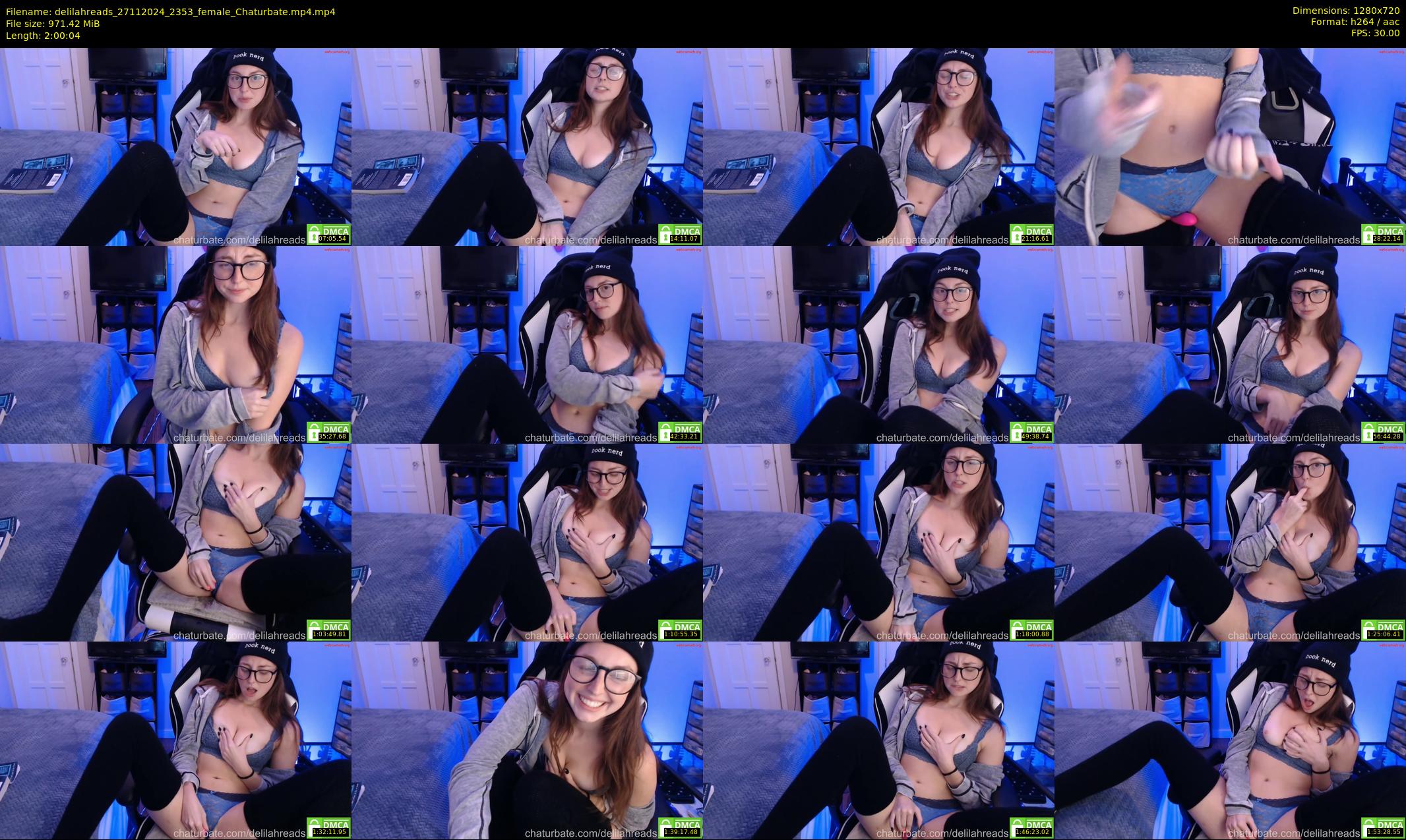 delilahreads — 121 minute Chaturbate female cam show recording, 720p, Nov 27, 2024