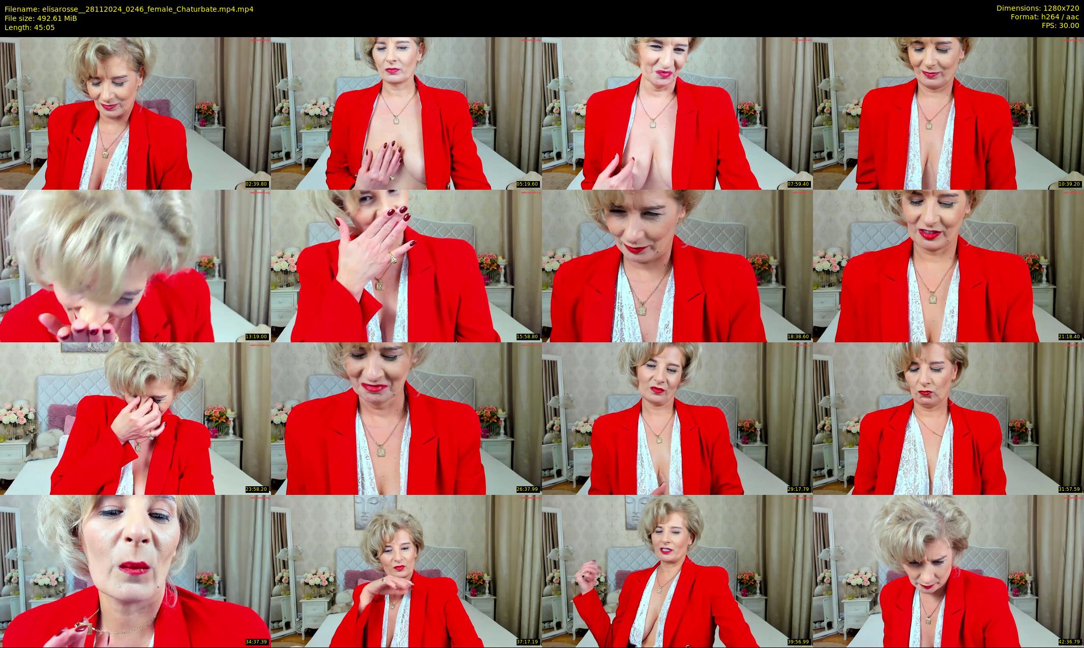 elisarosse_ — 46 minute Chaturbate female cam show recording, 720p, Nov 28, 2024