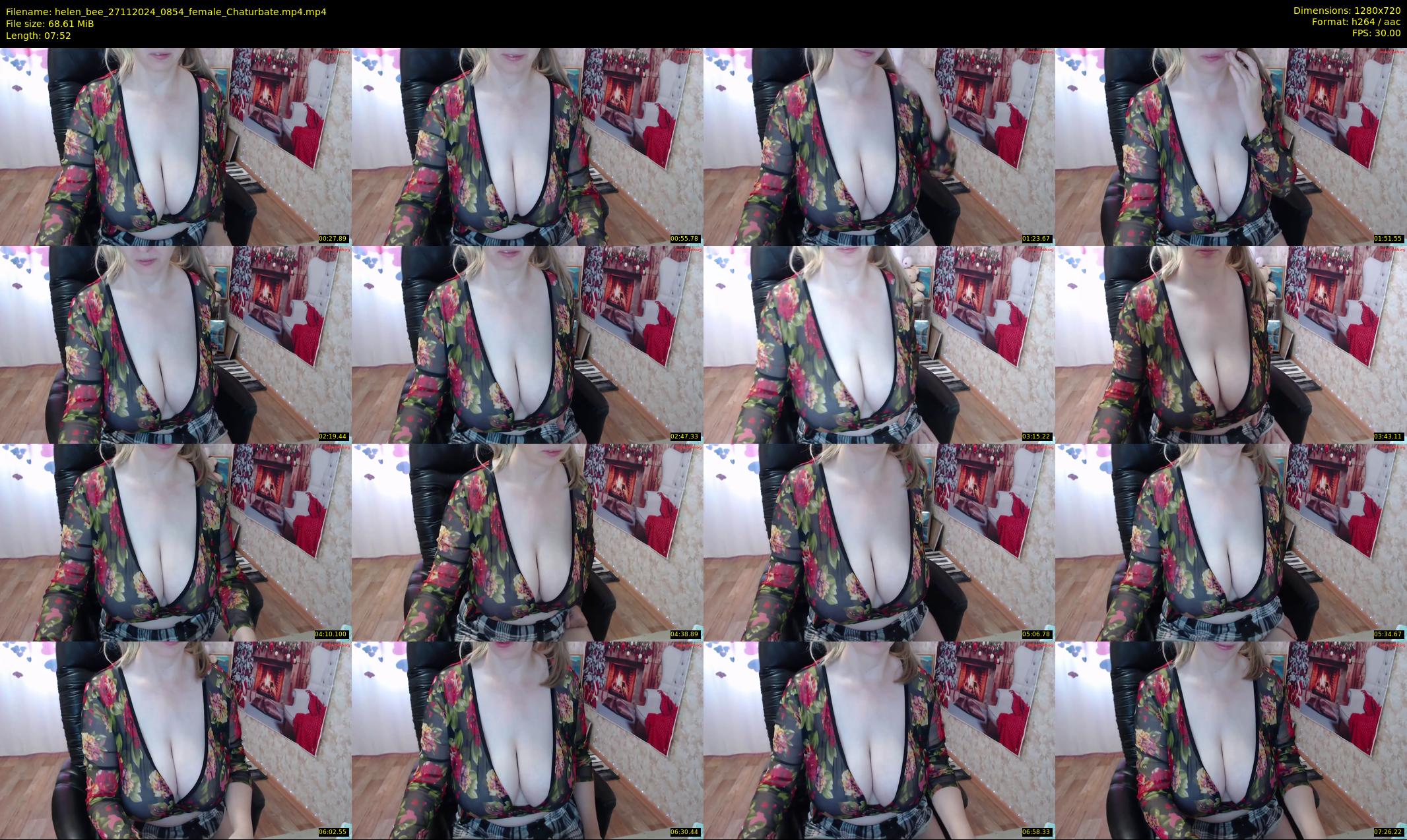helen_bee — 8 minute Chaturbate female cam show recording, 720p, Nov 27, 2024