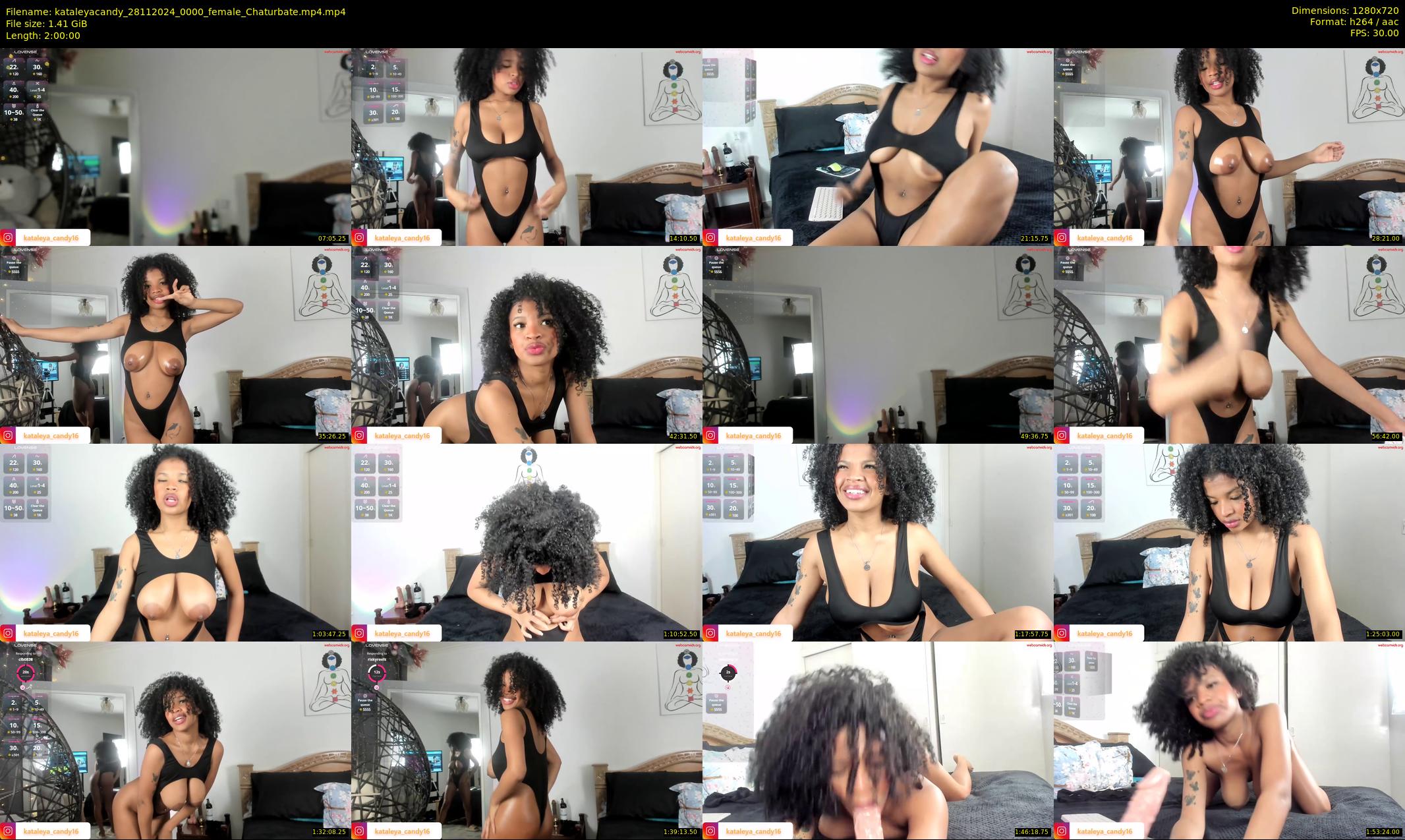 kataleyacandy — 120 minute Chaturbate female cam show recording, 720p, Nov 28, 2024