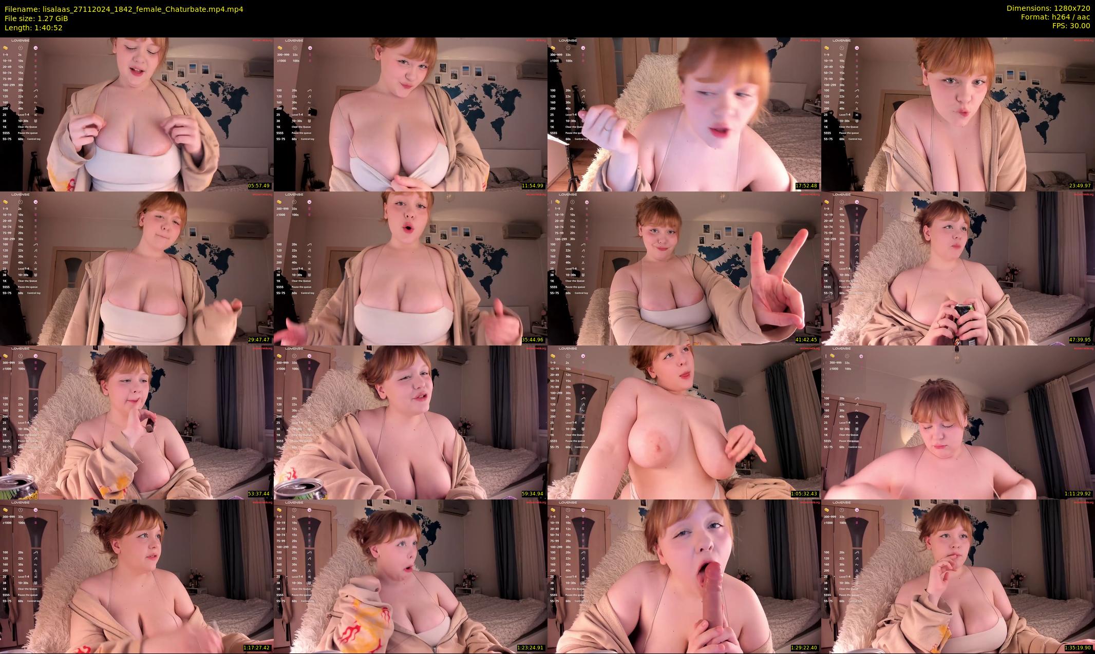 lisalaas — 101 minute Chaturbate female cam show recording, 720p, Nov 27, 2024