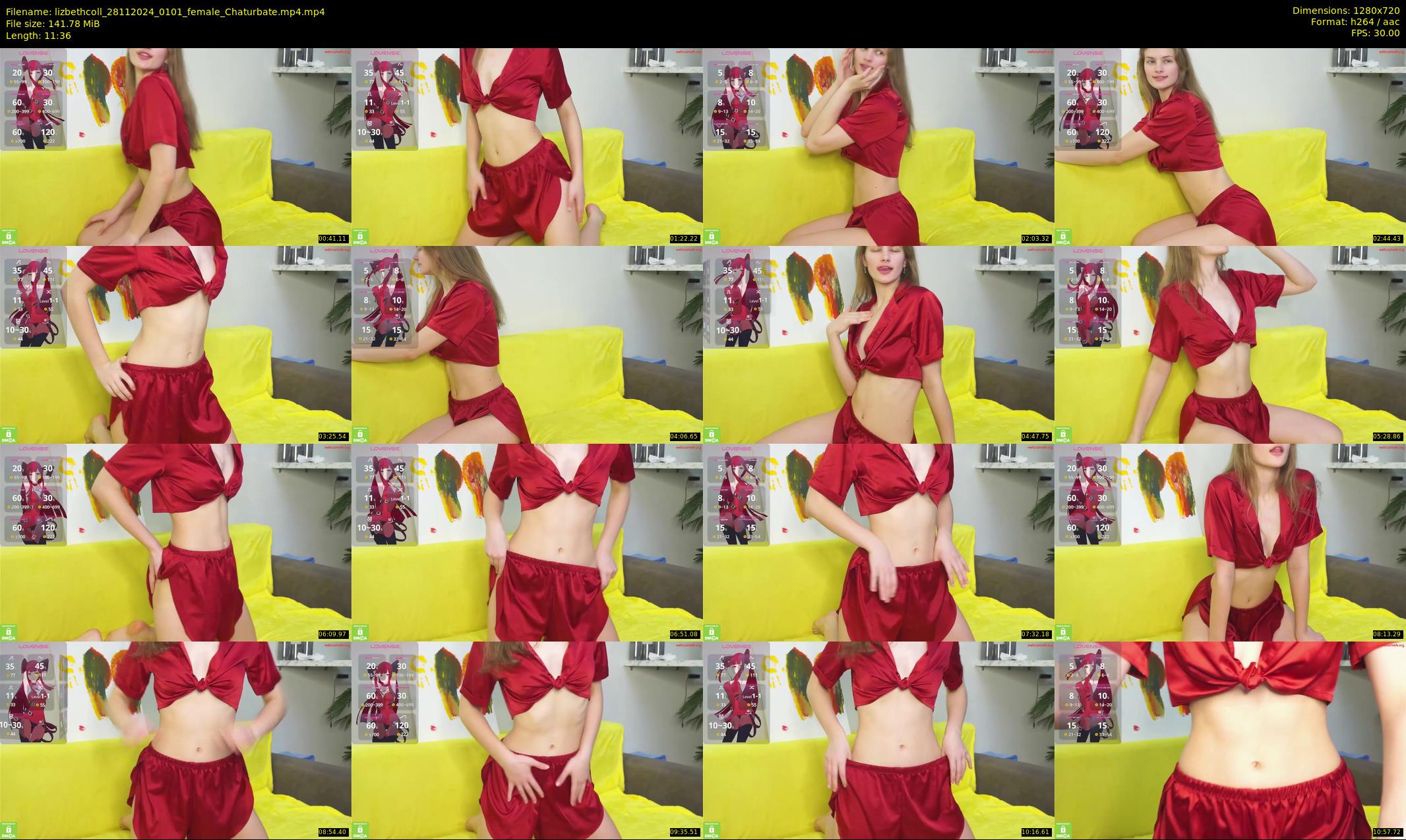 lizbethcoll — 12 minute Chaturbate female cam show recording, 720p, Nov 28, 2024