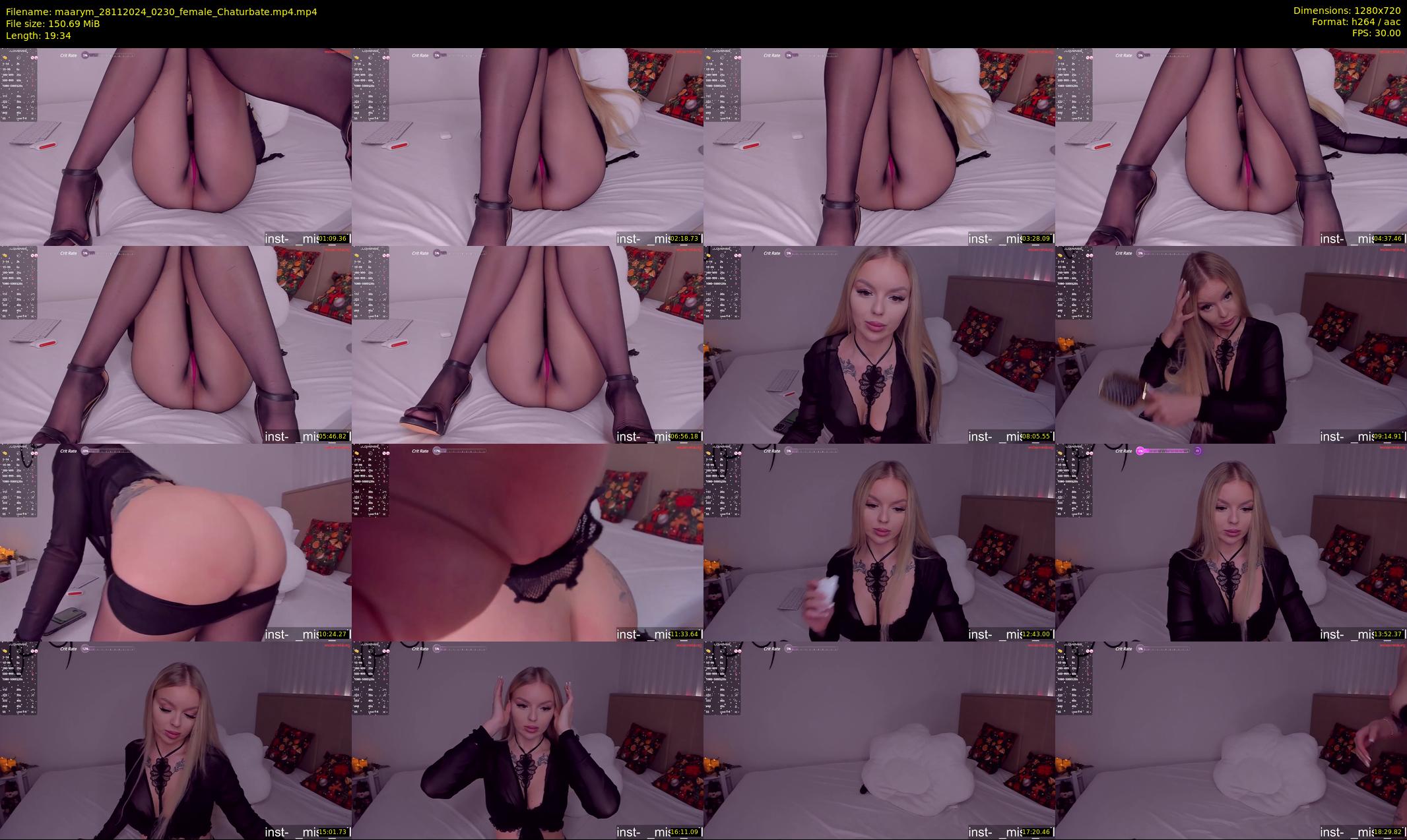 maarym — 20 minute Chaturbate couple cam show recording, 720p, Nov 28, 2024