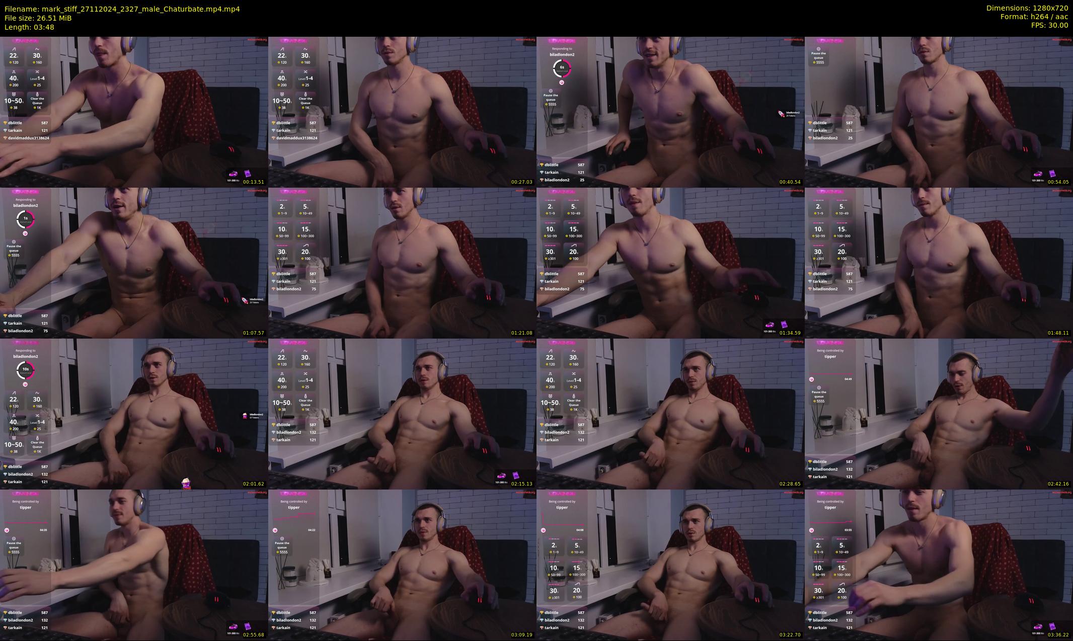 mark_stiff — 4 minute Chaturbate male cam show recording, 720p, Nov 27, 2024