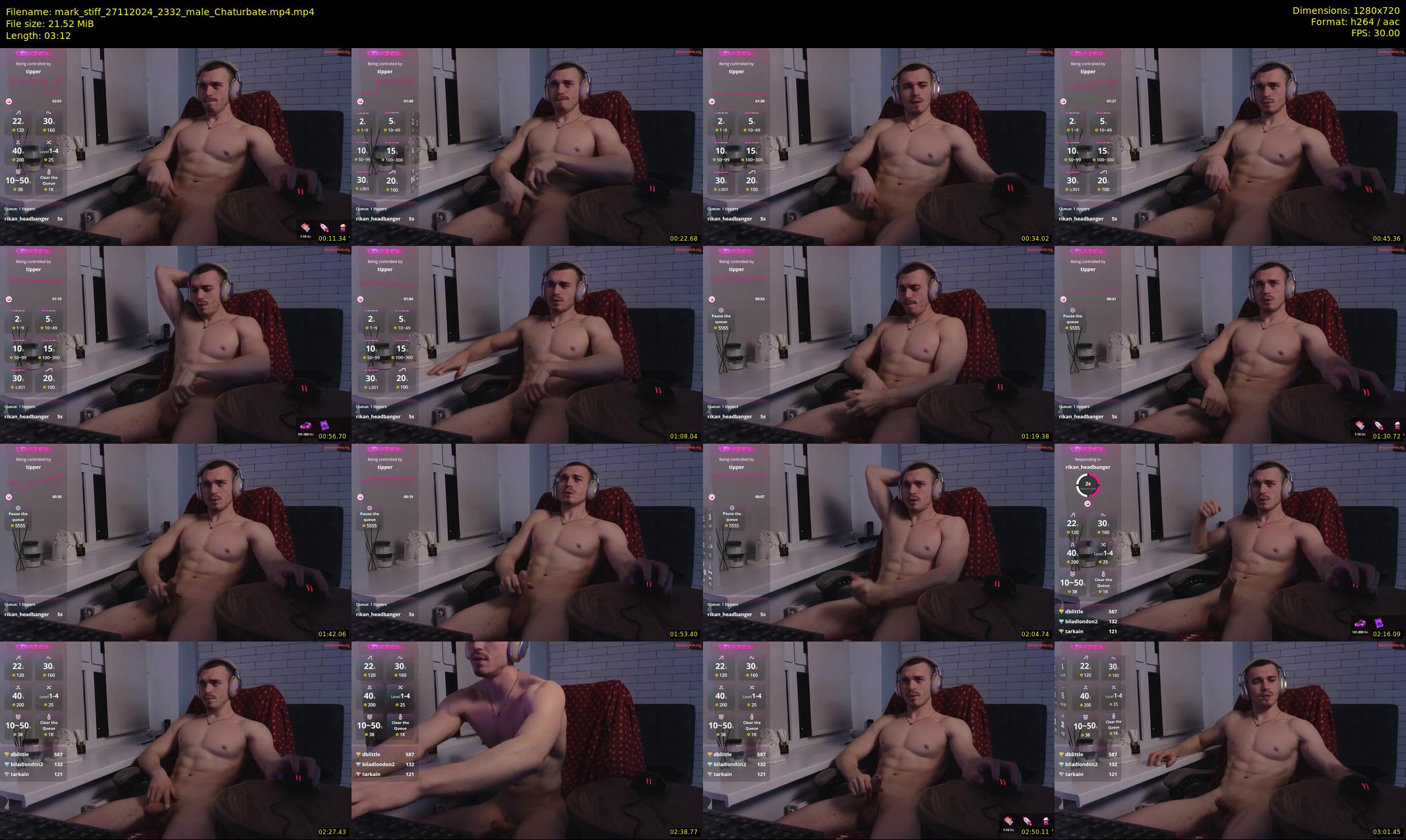 mark_stiff — 4 minute Chaturbate male cam show recording, 720p, Nov 27, 2024