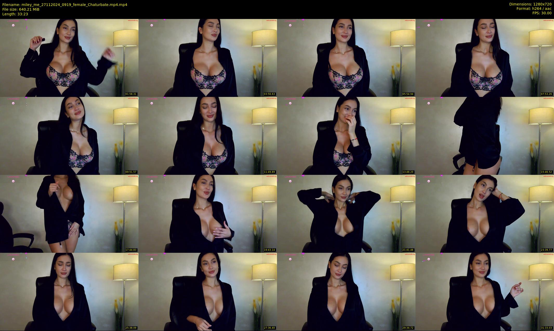 miley_me — 34 minute Chaturbate female cam show recording, 720p, Nov 27, 2024