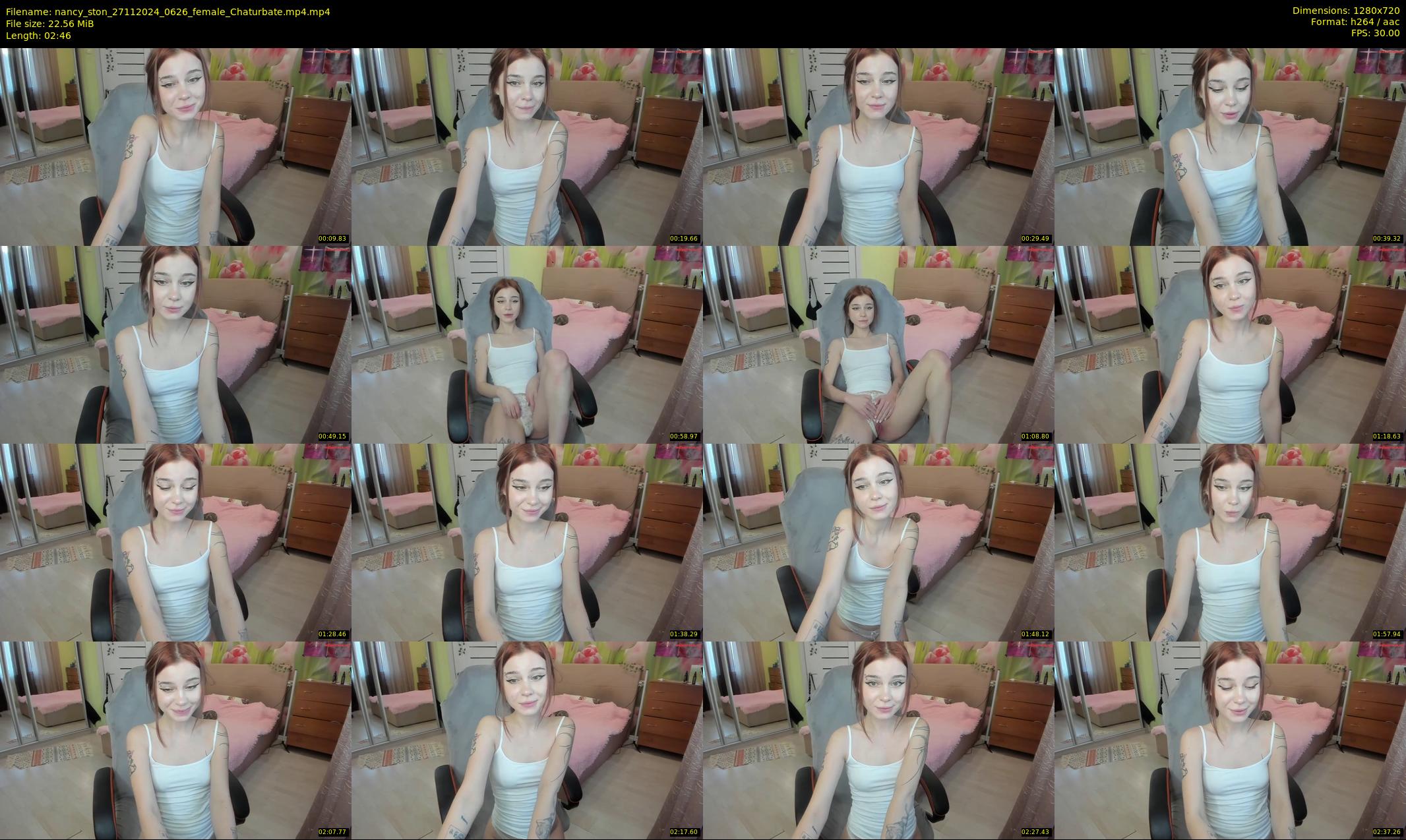 nancy_ston — 3 minute Chaturbate female cam show recording, 720p, Nov 27, 2024