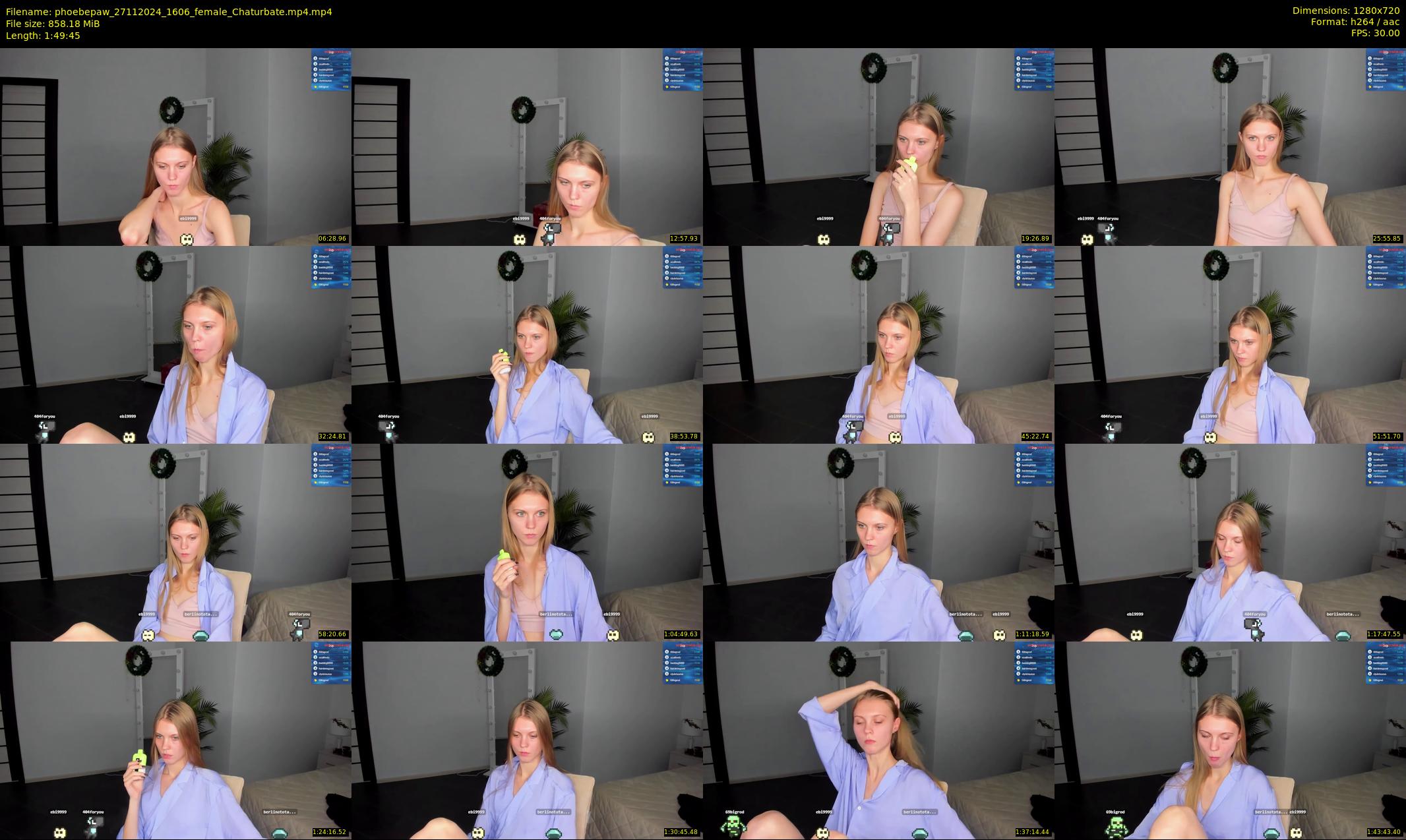 phoebepaw — 110 minute Chaturbate female cam show recording, 720p, Nov 27, 2024