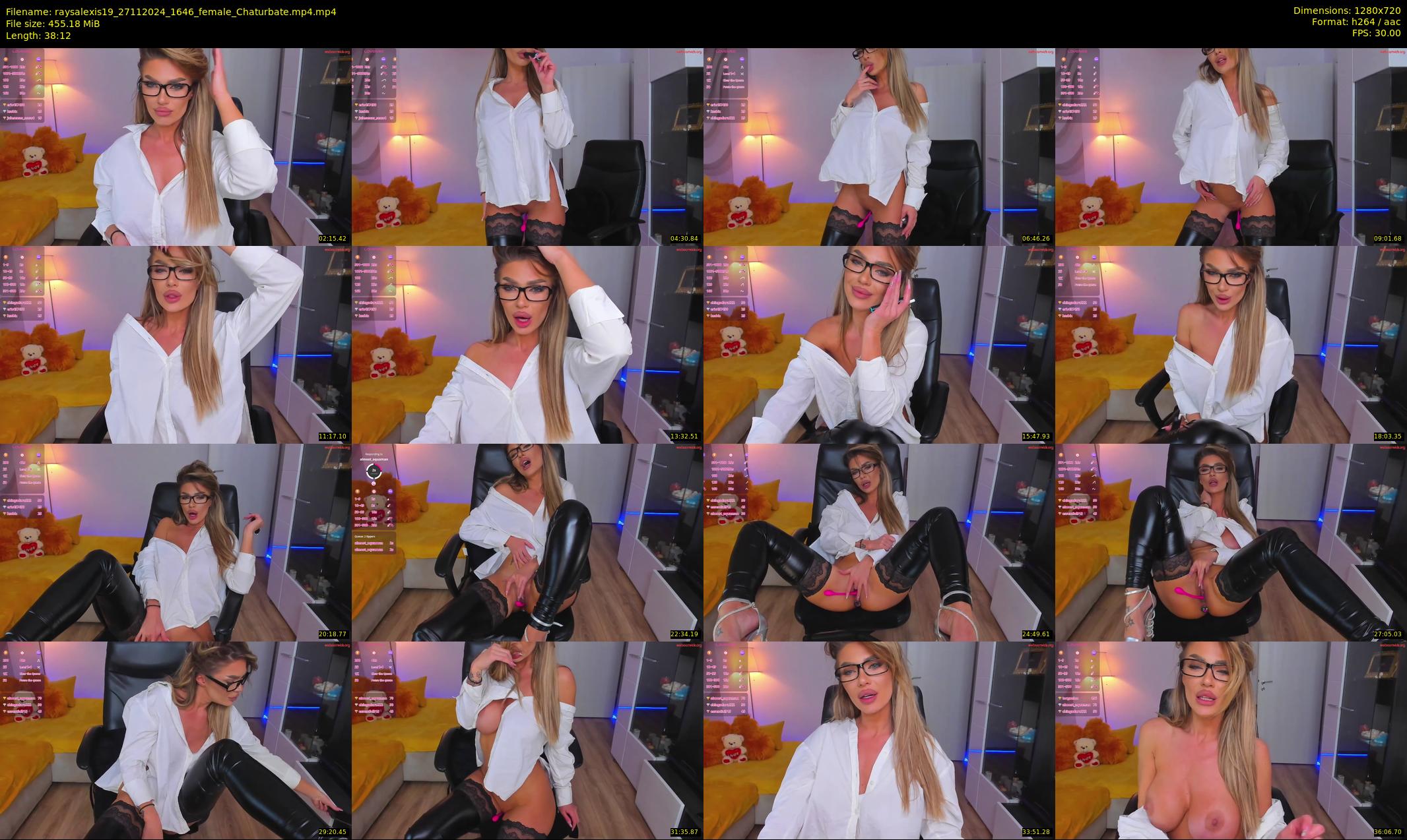 raysalexis19 — 39 minute Chaturbate female cam show recording, 720p, Nov 27, 2024