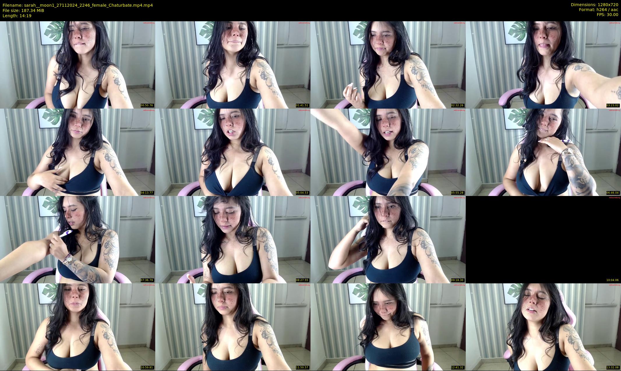 sarah__moon1 — 15 minute Chaturbate female cam show recording, 720p, Nov 27, 2024