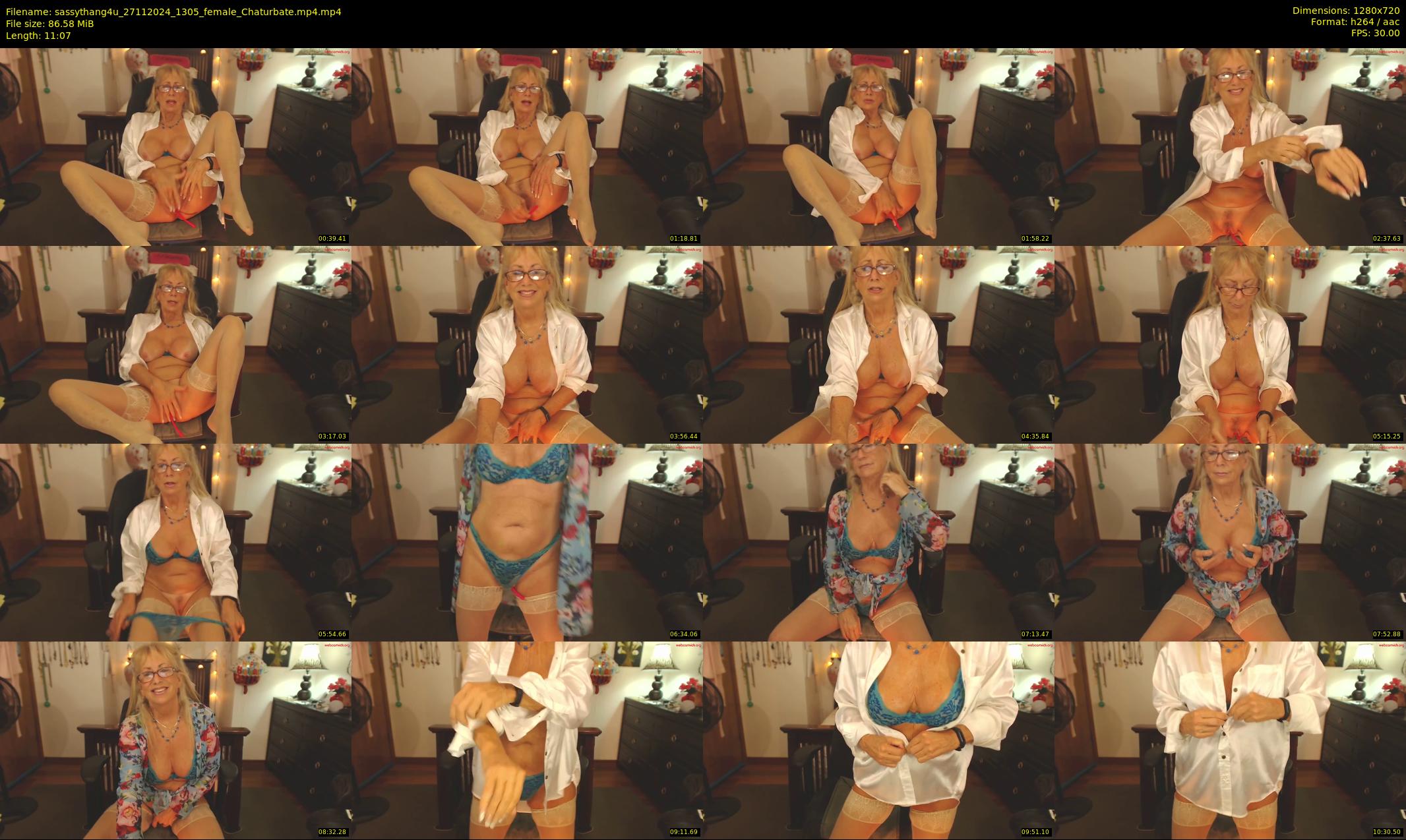 sassythang4u — 12 minute Chaturbate female cam show recording, 720p, Nov 27, 2024