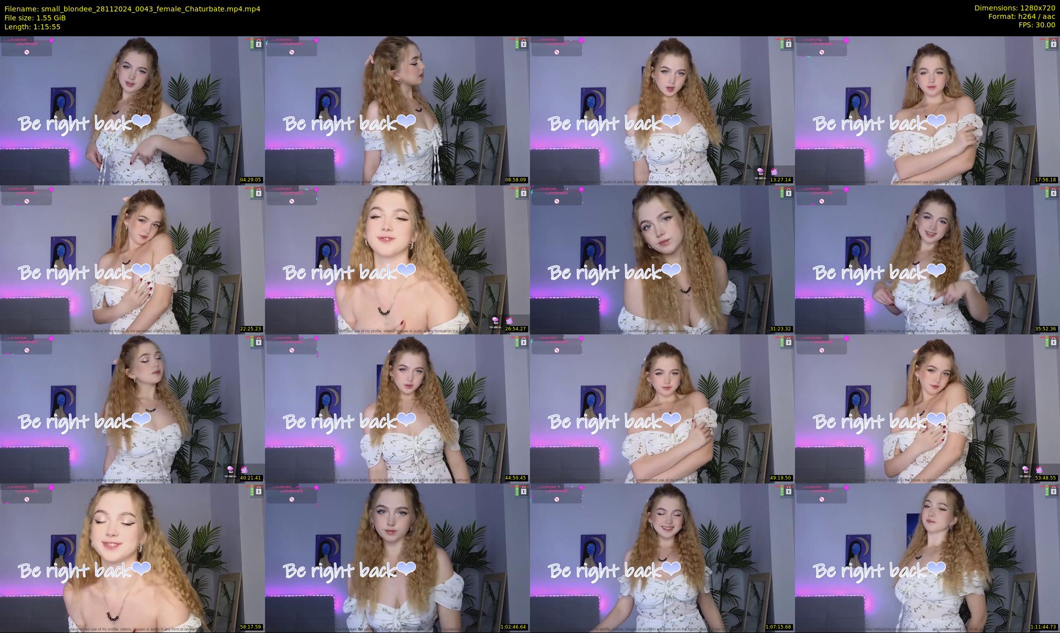 small_blondee — 76 minute Chaturbate female cam show recording, 720p, Nov 28, 2024