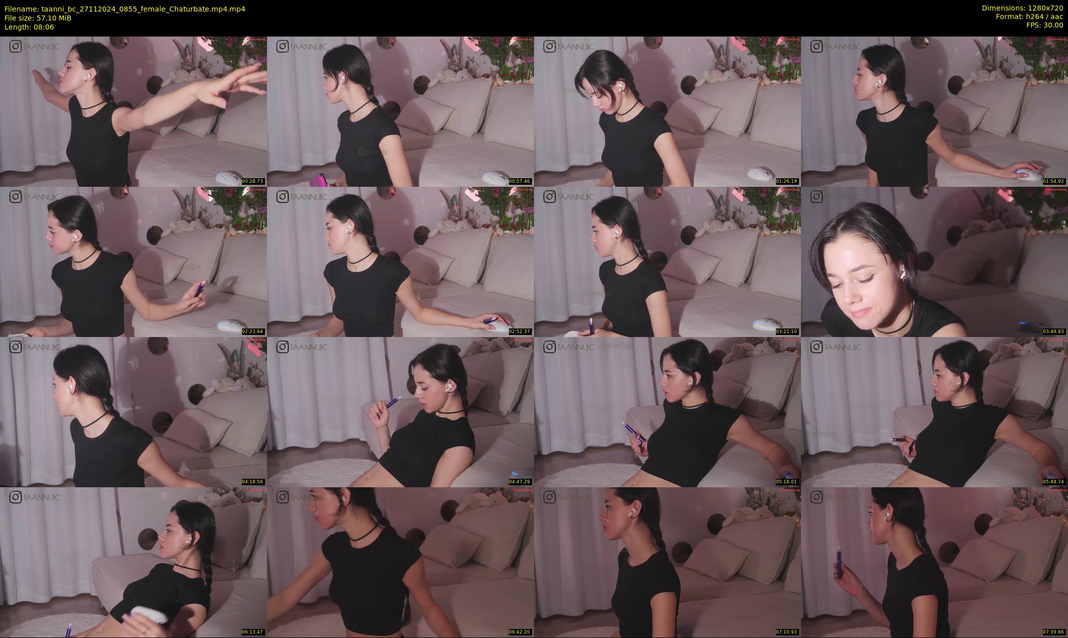 taanni_bc — 9 minute Chaturbate female cam show recording, 720p, Nov 27, 2024