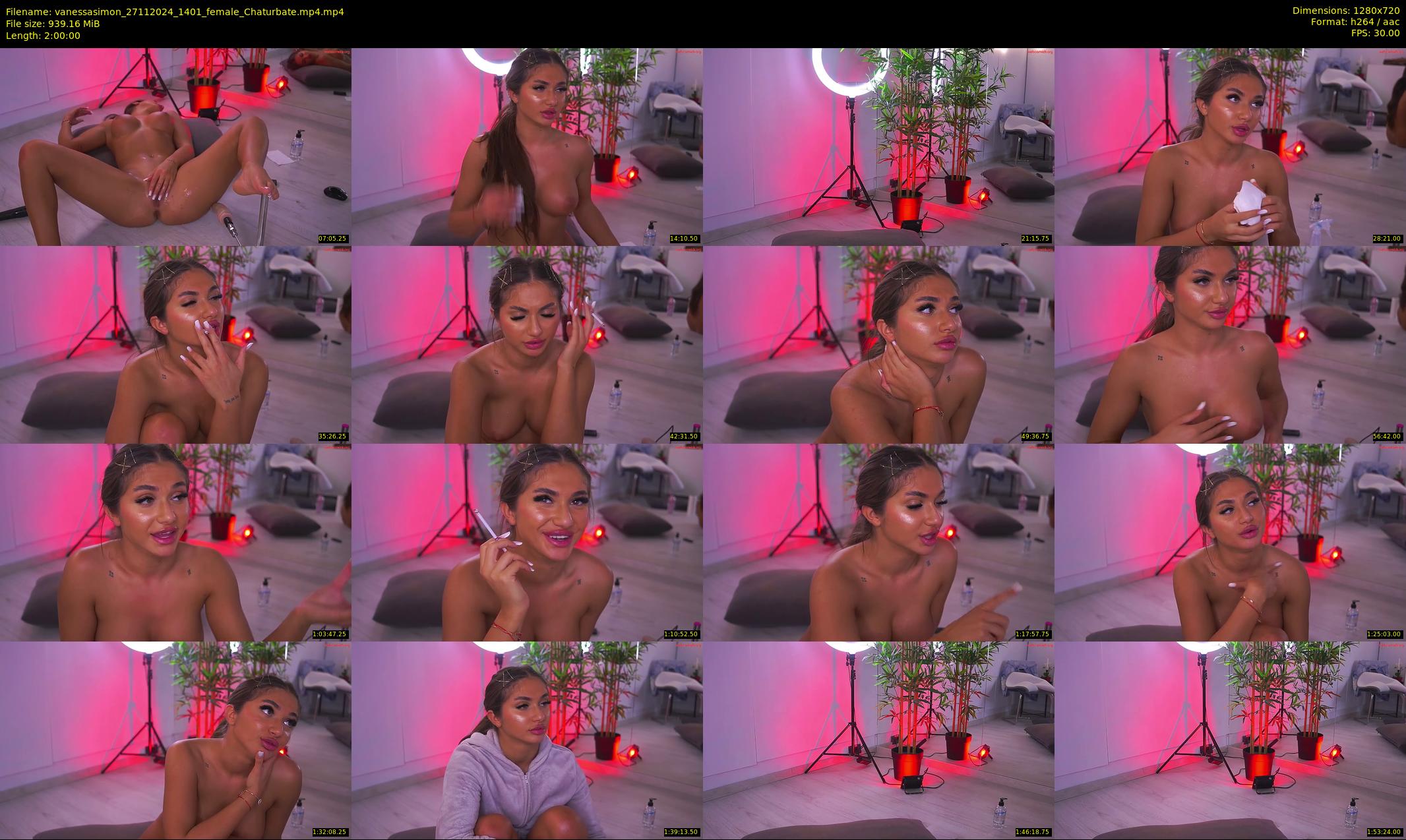 vanessasimon — 120 minute Chaturbate female cam show recording, 720p, Nov 27, 2024