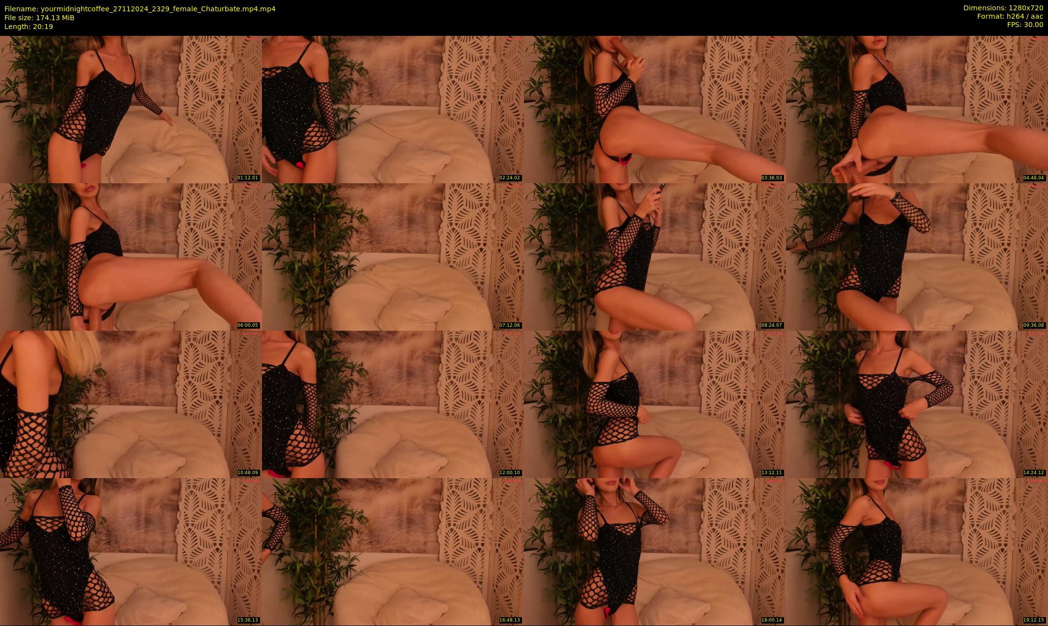 yourmidnightcoffee — 21 minute Chaturbate female cam show recording, 720p, Nov 27, 2024