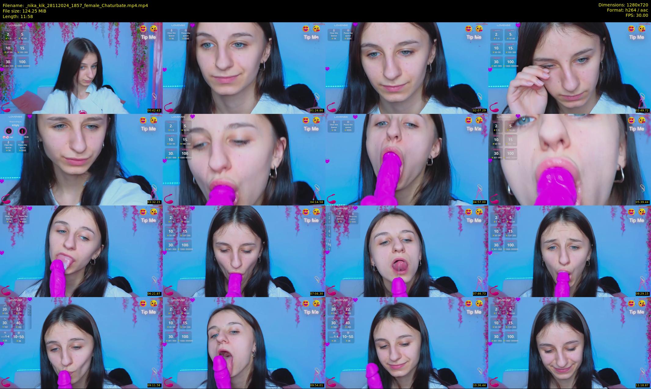 _nika_kik — 12 minute Chaturbate female cam show recording, 720p, Nov 28, 2024