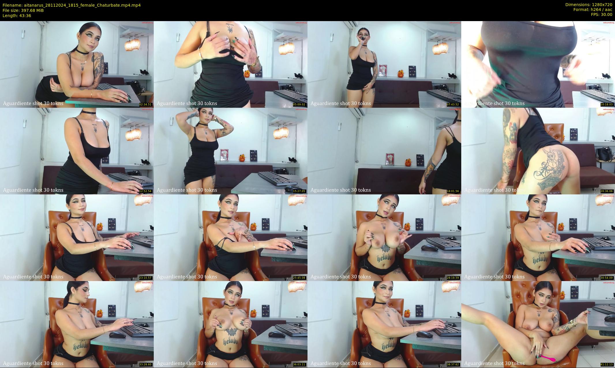 aitanarus — 44 minute Chaturbate female cam show recording, 720p, Nov 28, 2024