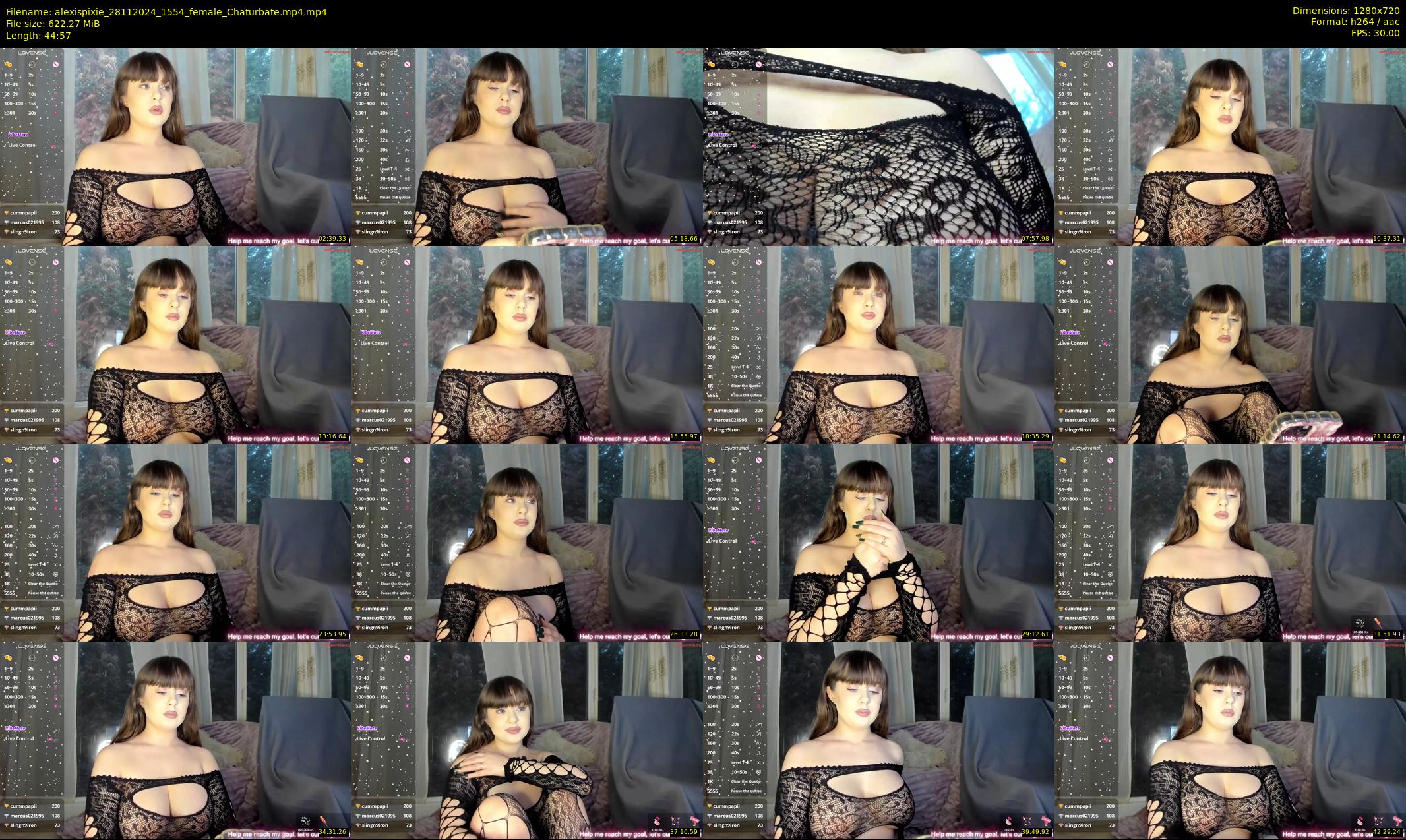 alexispixie — 45 minute Chaturbate female cam show recording, 720p, Nov 28, 2024