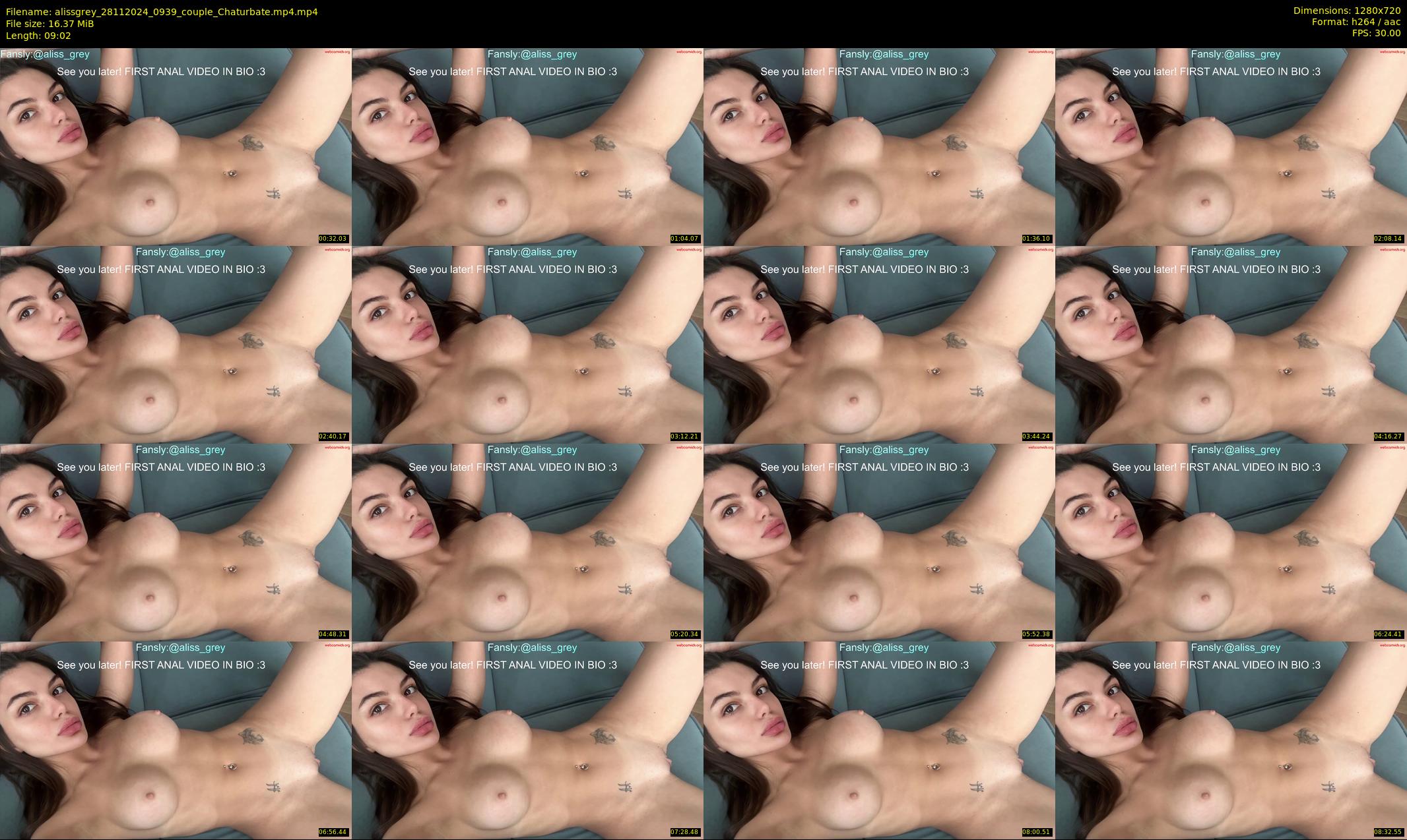 alissgrey — 10 minute Chaturbate couple cam show recording, 720p, Nov 28, 2024
