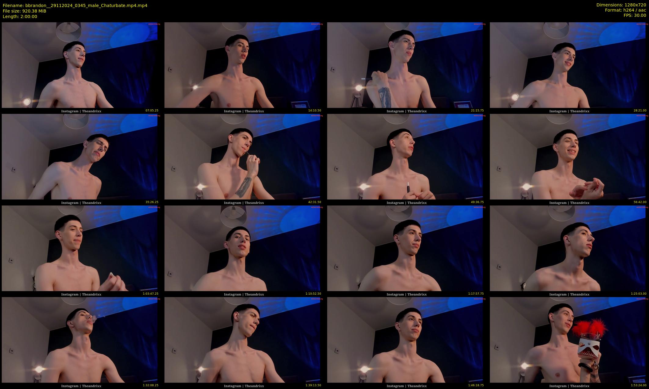 bbrandon_ — 120 minute Chaturbate male cam show recording, 720p, Nov 29, 2024