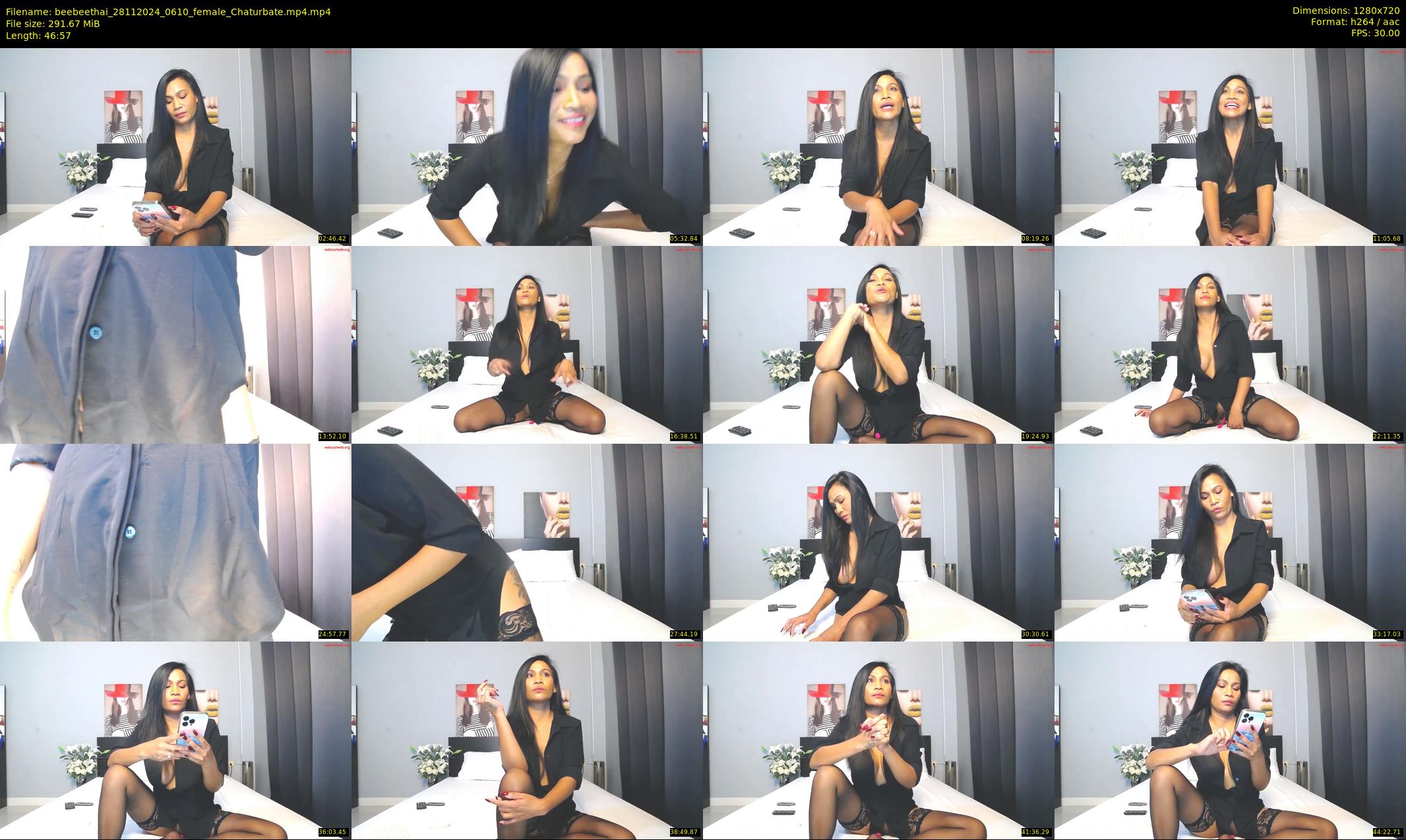 beebeethai — 47 minute Chaturbate female cam show recording, 720p, Nov 28, 2024