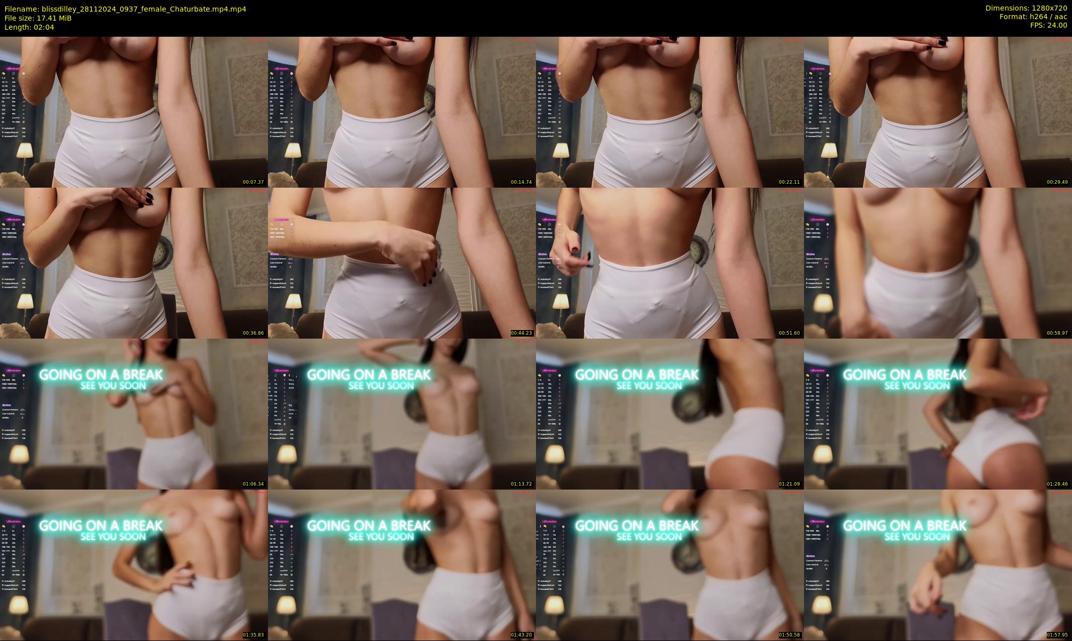 blissdilley — 3 minute Chaturbate female cam show recording, 720p, Nov 28, 2024