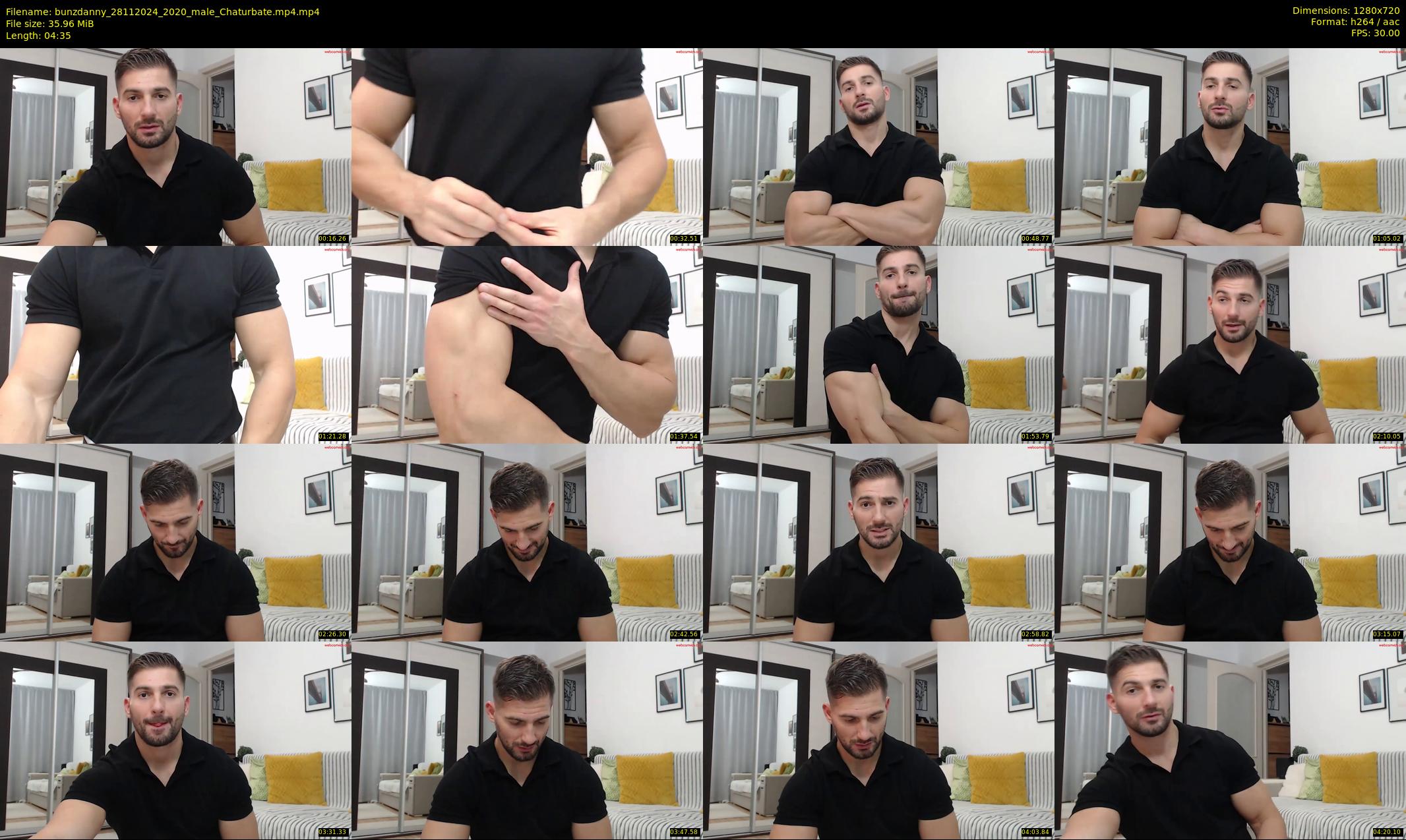 bunzdanny — 5 minute Chaturbate male cam show recording, 720p, Nov 28, 2024