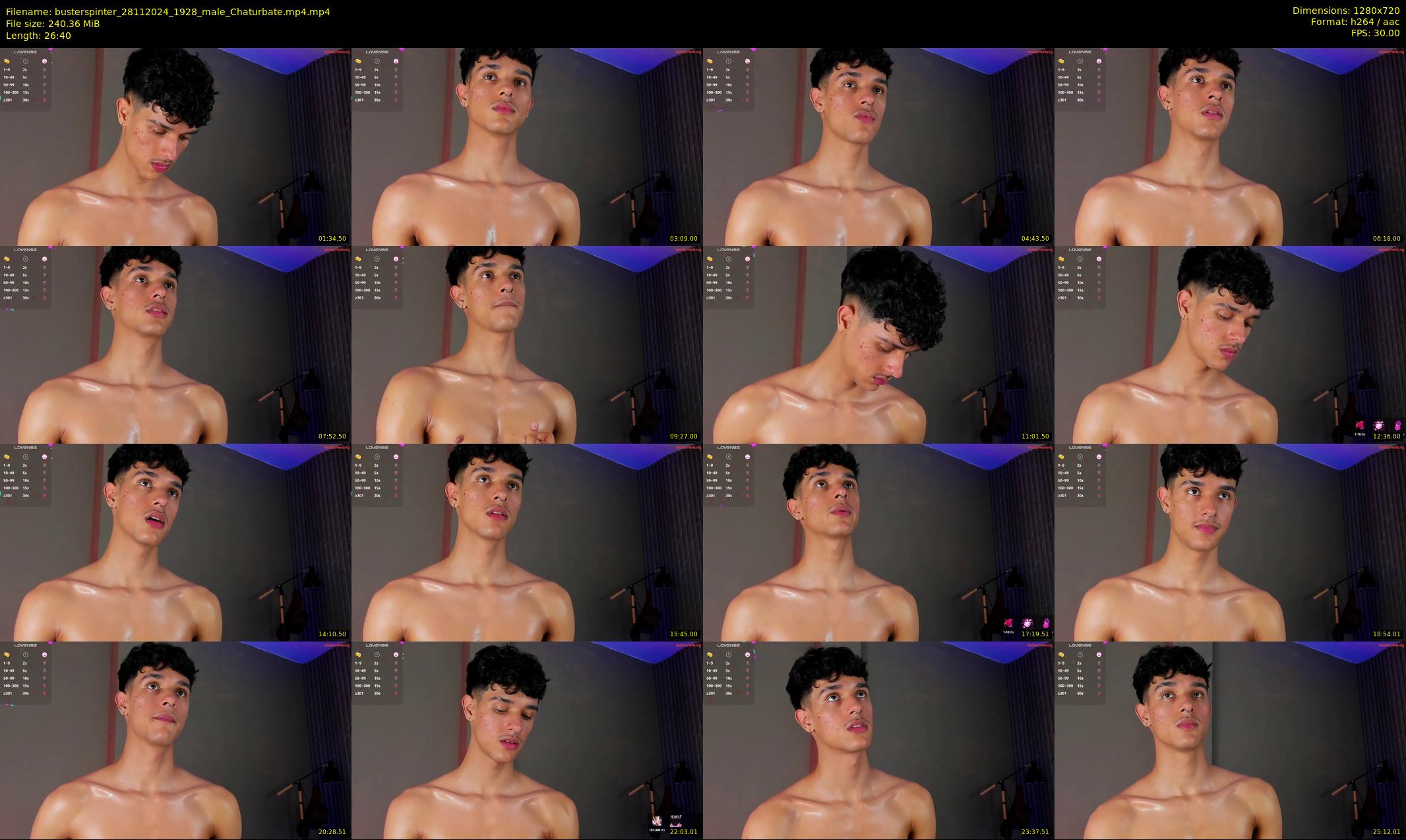 busterspinter — 27 minute Chaturbate male cam show recording, 720p, Nov 28, 2024
