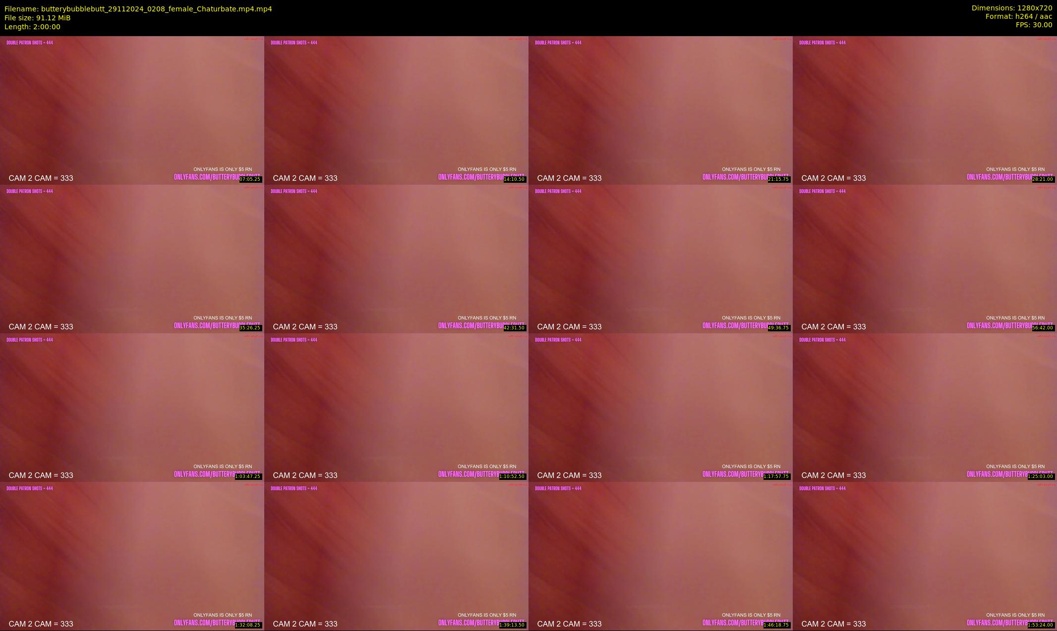 butterybubblebutt — 120 minute Chaturbate couple cam show recording, 720p, Nov 29, 2024