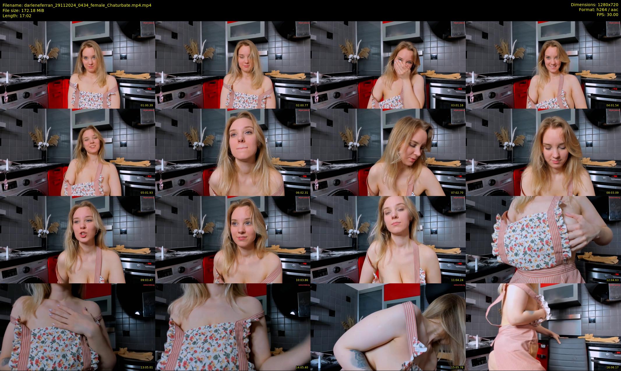 darleneferran — 18 minute Chaturbate female cam show recording, 720p, Nov 29, 2024