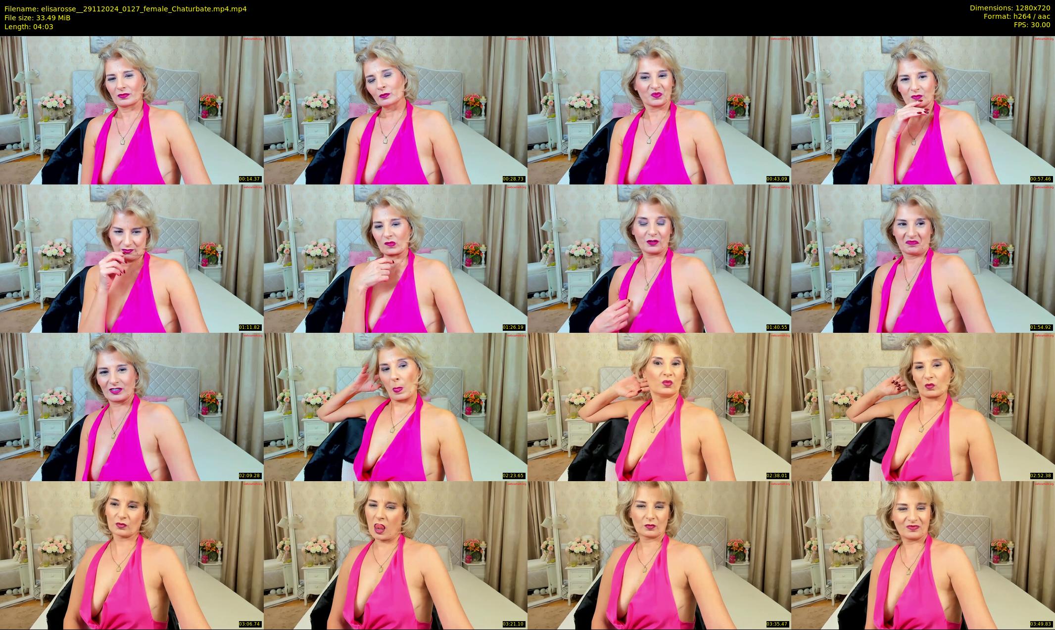 elisarosse_ — 5 minute Chaturbate female cam show recording, 720p, Nov 29, 2024