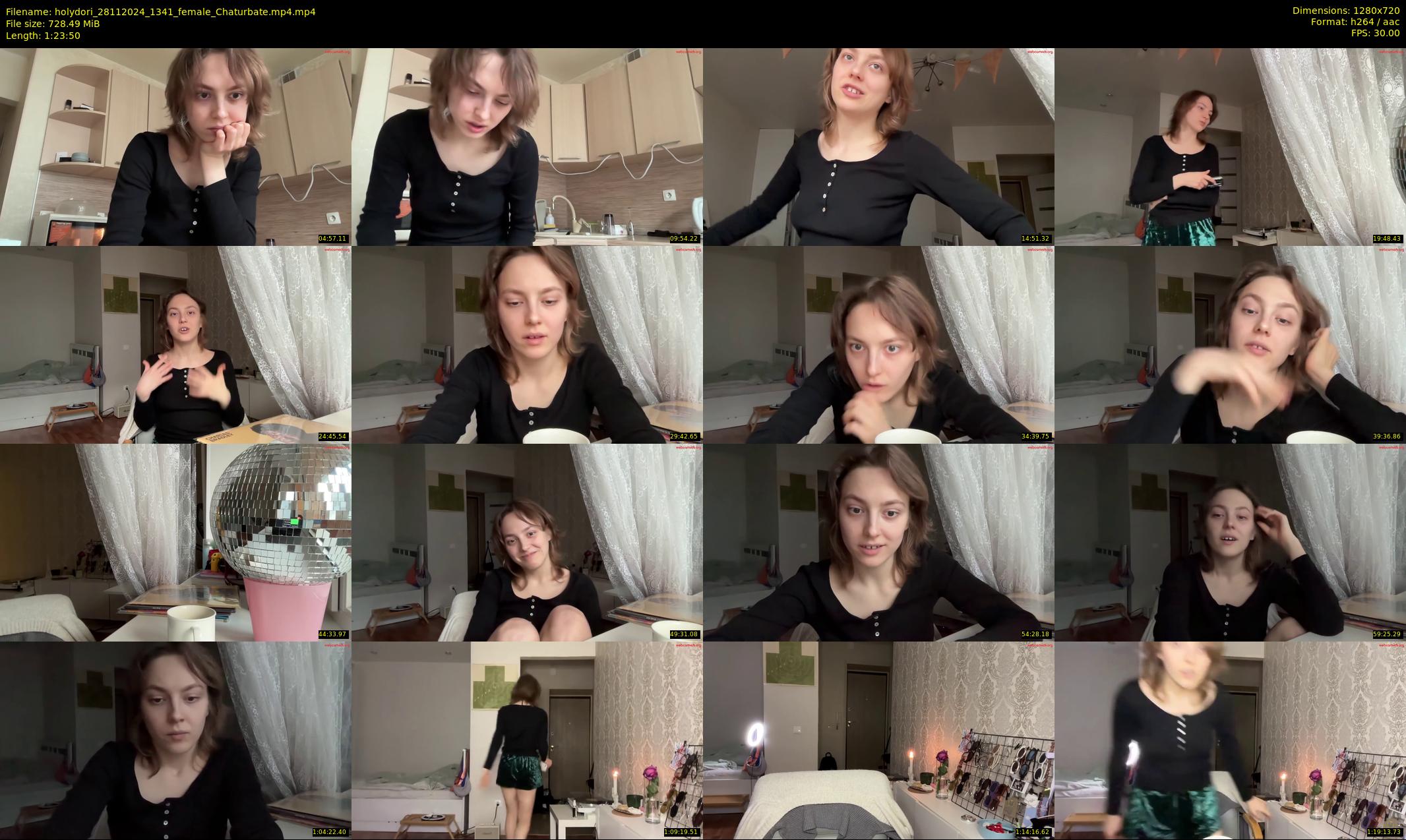 holydori — 84 minute Chaturbate female cam show recording, 720p, Nov 28, 2024