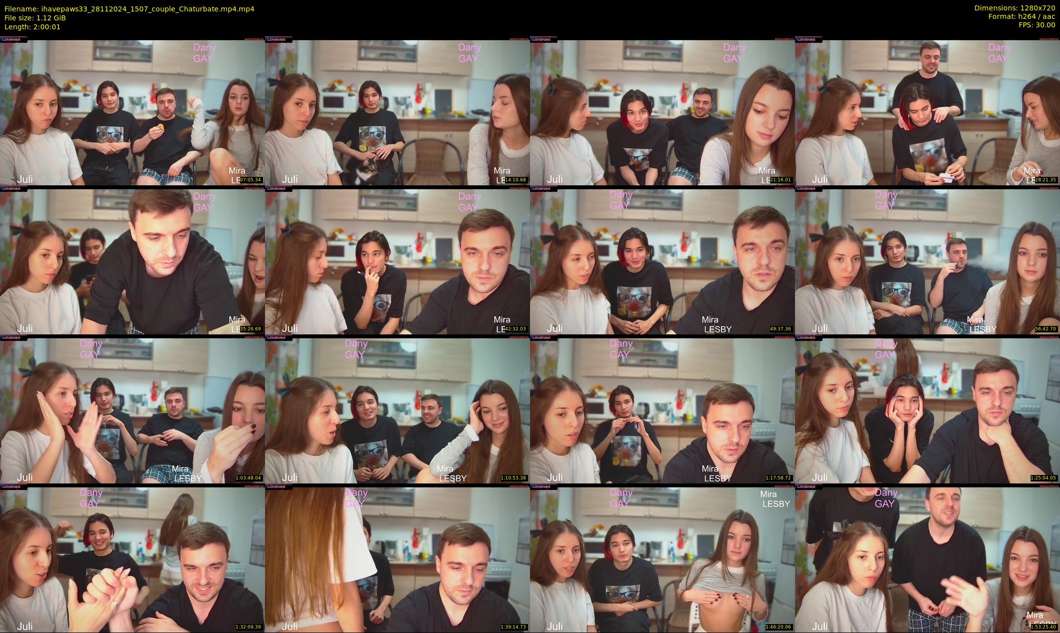ihavepaws33 — 121 minute Chaturbate couple cam show recording, 720p, Nov 28, 2024