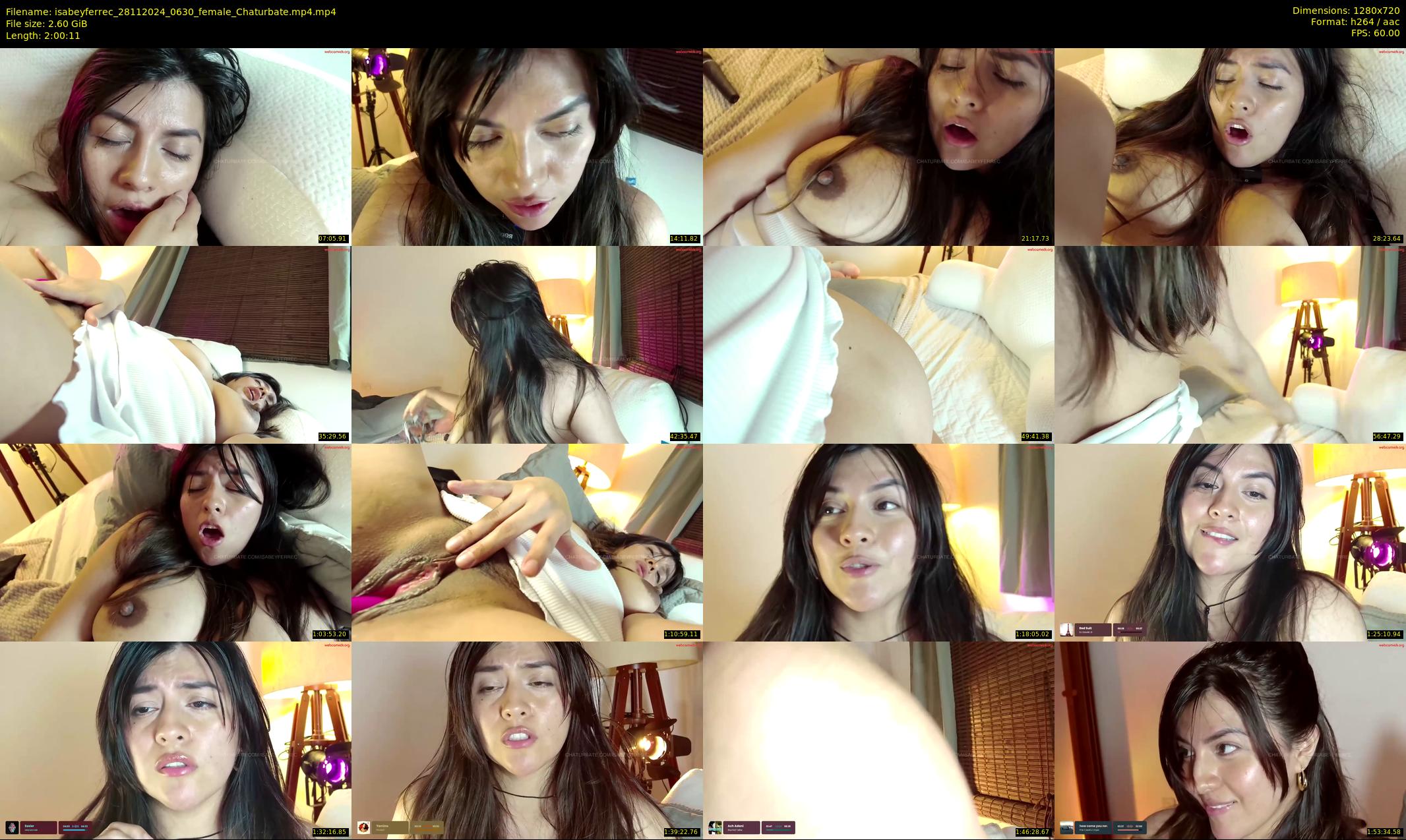 isabeyferrec — 121 minute Chaturbate female cam show recording, 720p, Nov 28, 2024