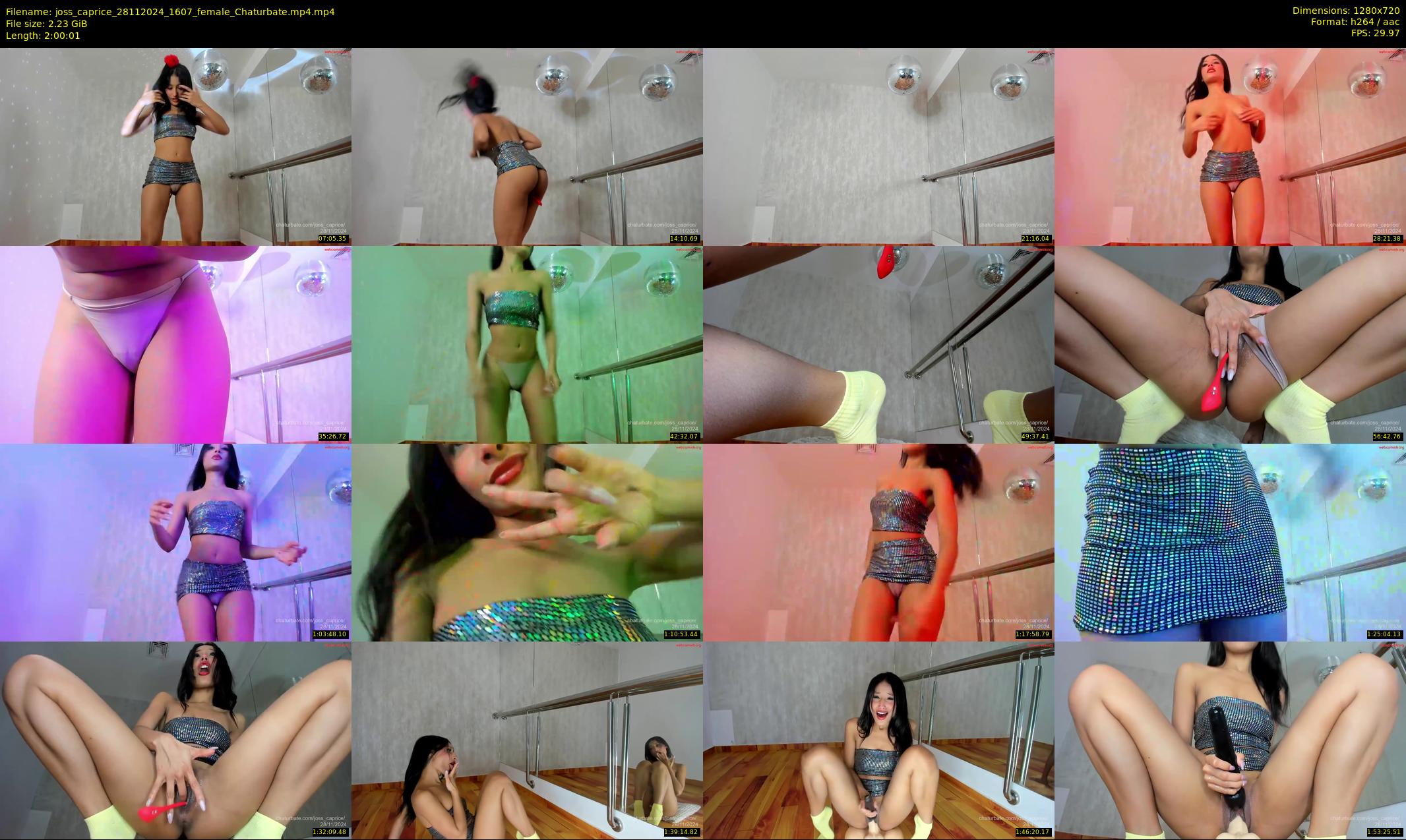 joss_caprice — 121 minute Chaturbate female cam show recording, 720p, Nov 28, 2024