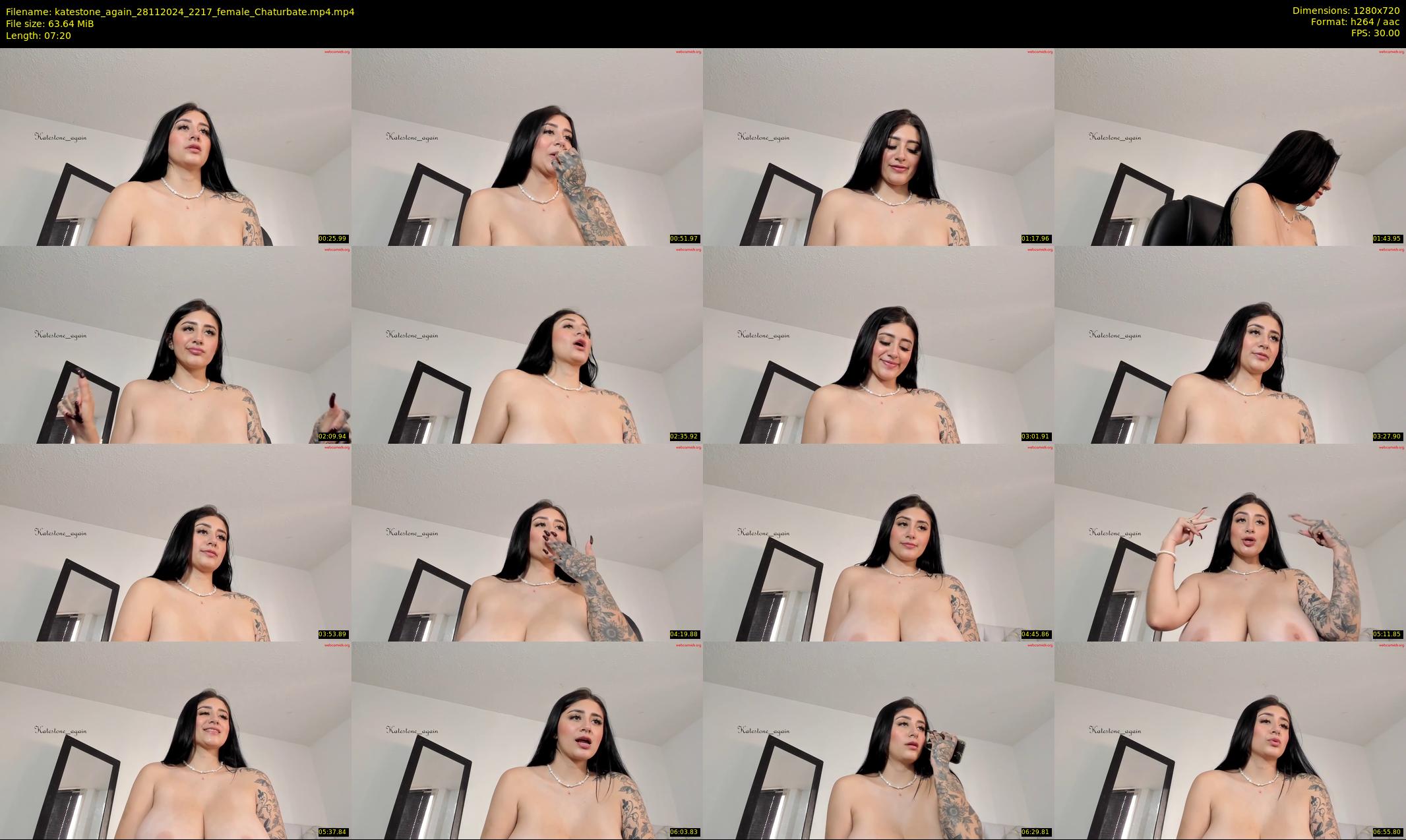 katestone_again — 8 minute Chaturbate female cam show recording, 720p, Nov 28, 2024